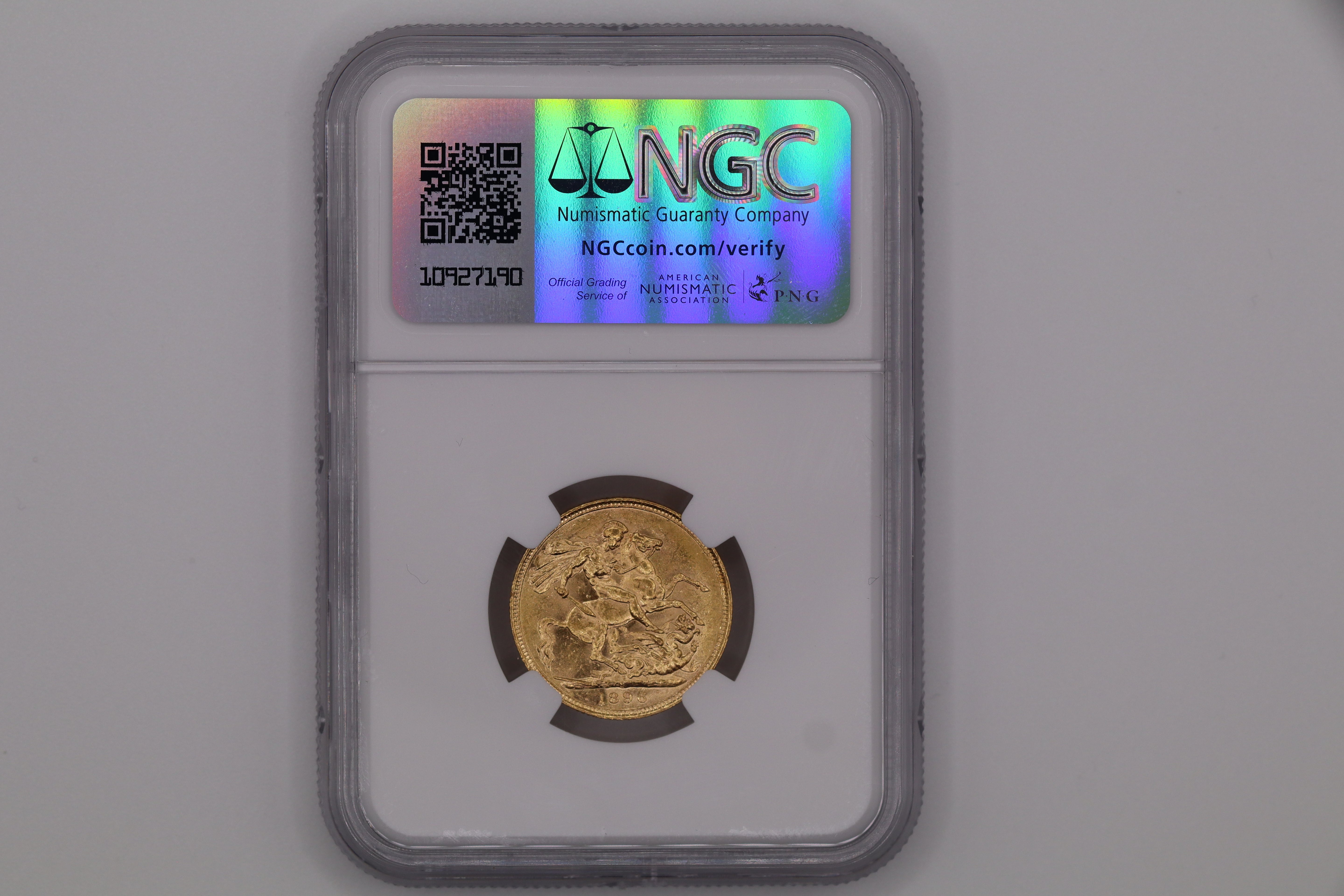 1896S Australian Full Sovereign