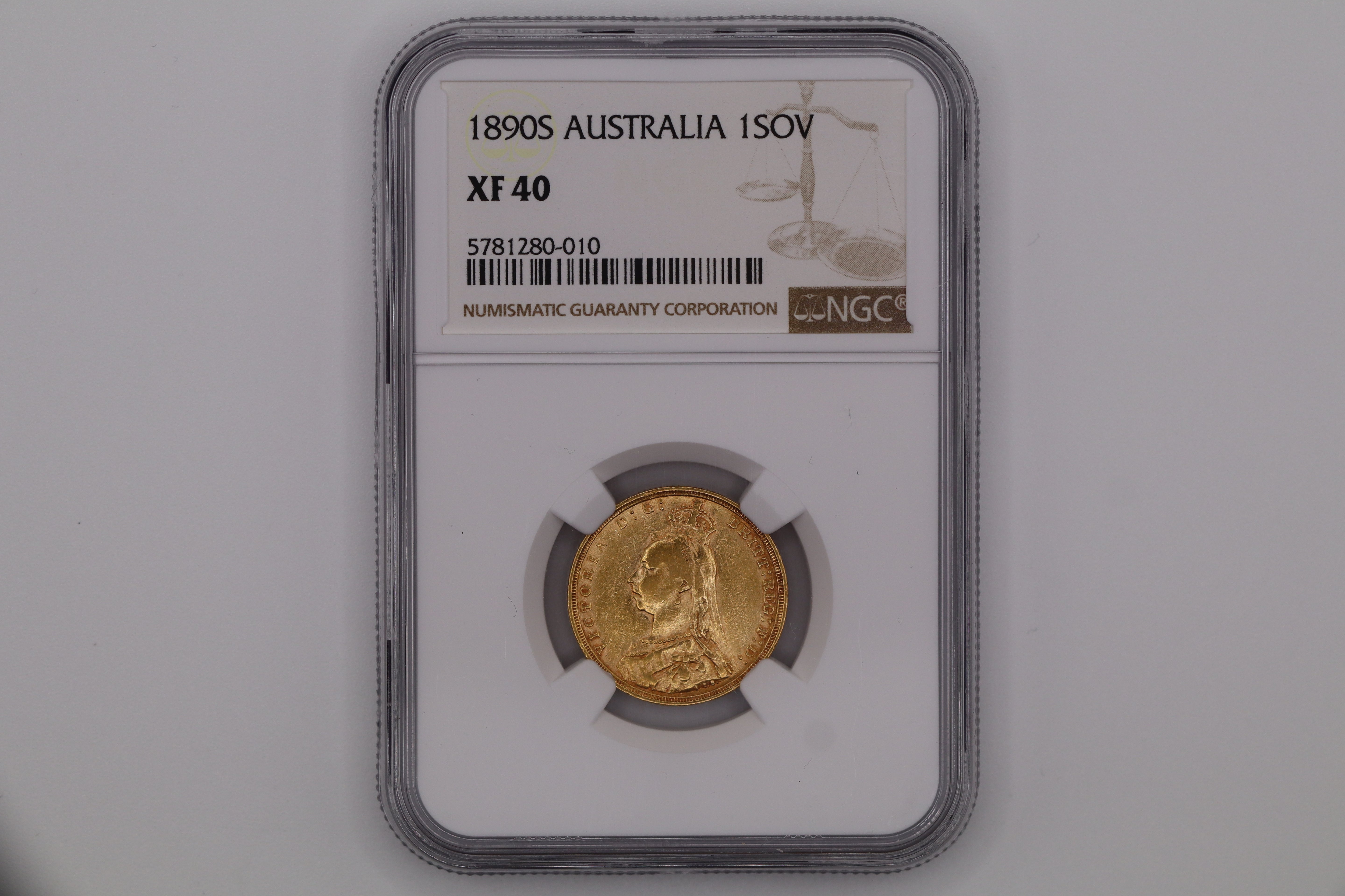 1890S Australian Full Sovereign