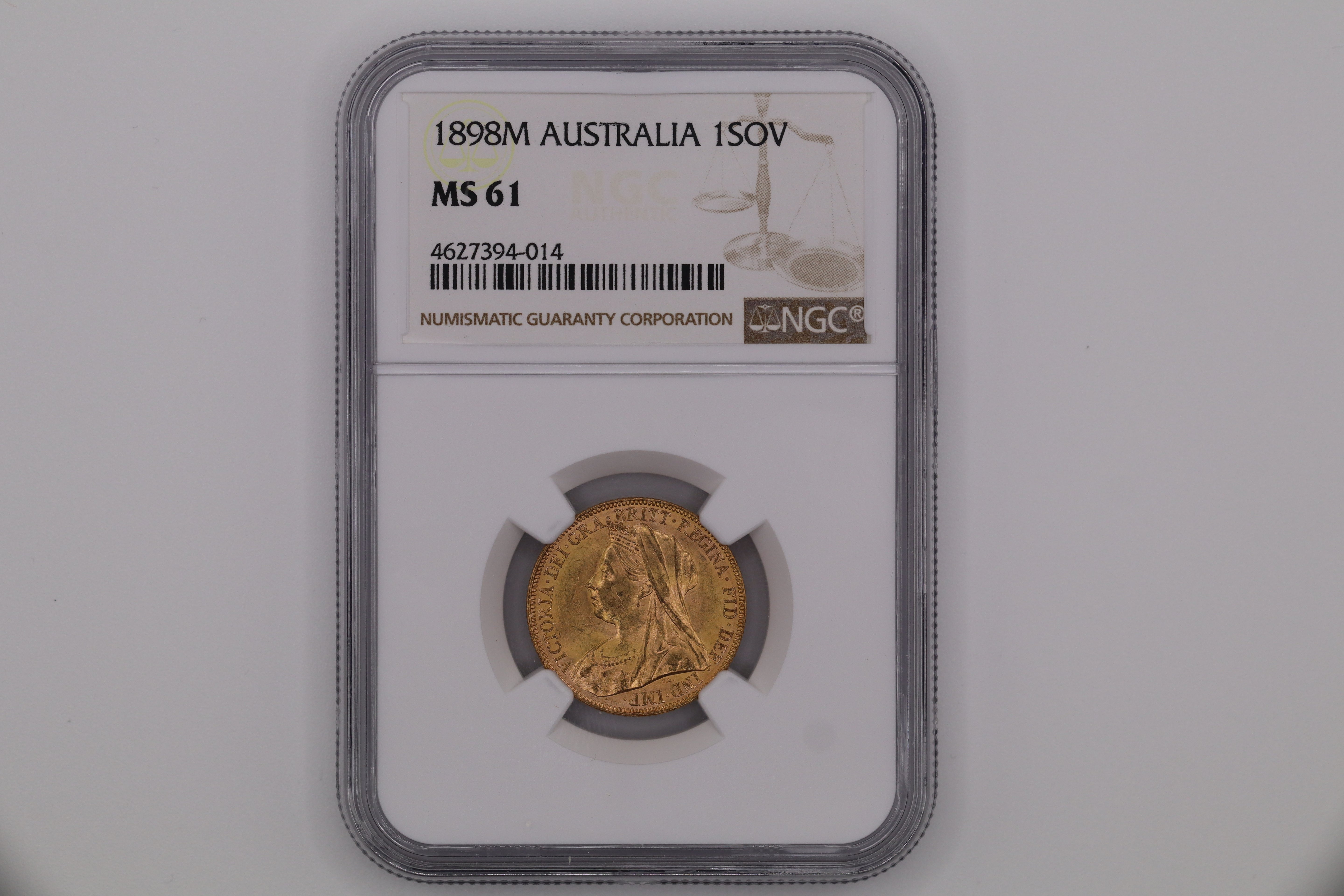 1898M Australian Full Sovereign