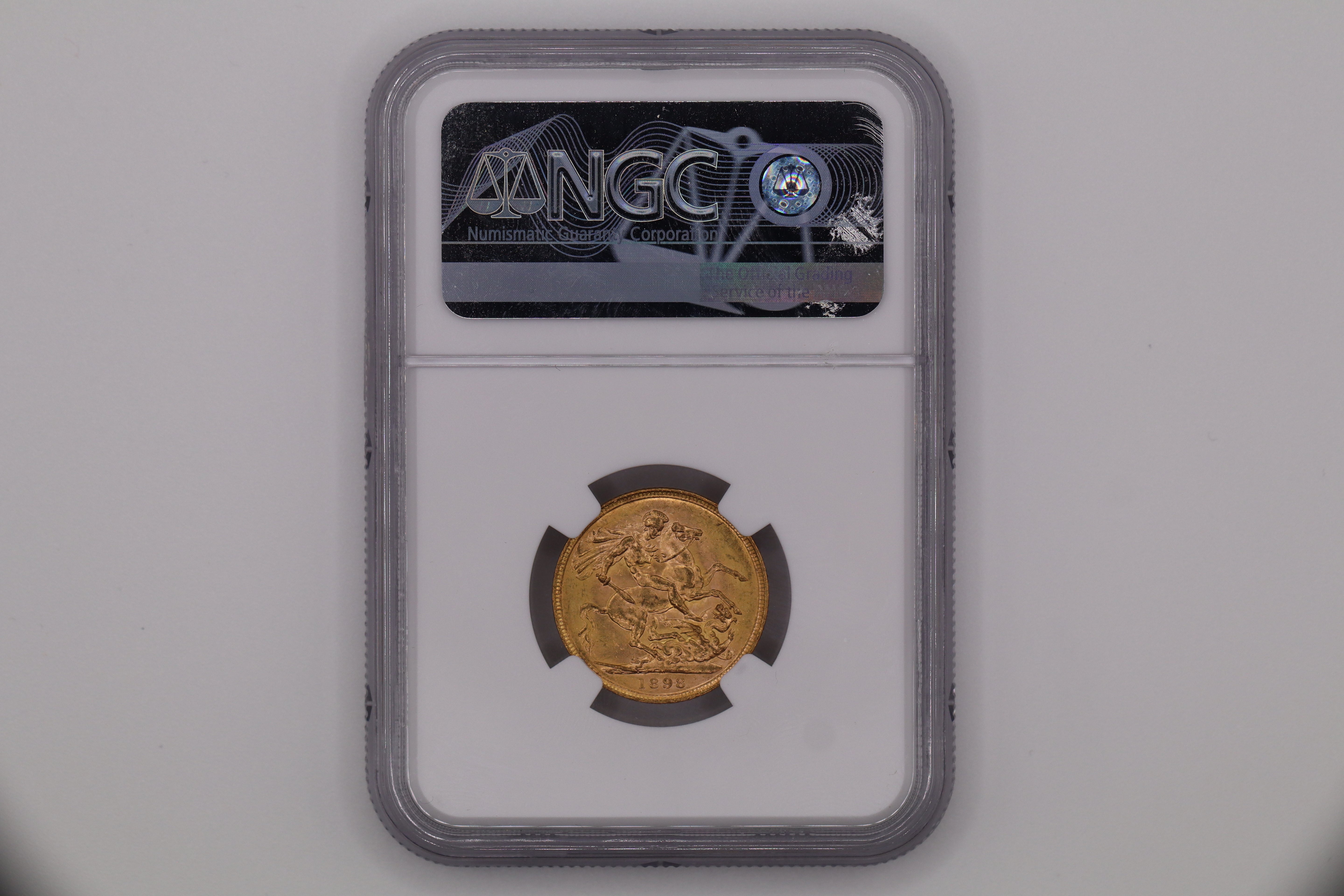 1898M Australian Full Sovereign