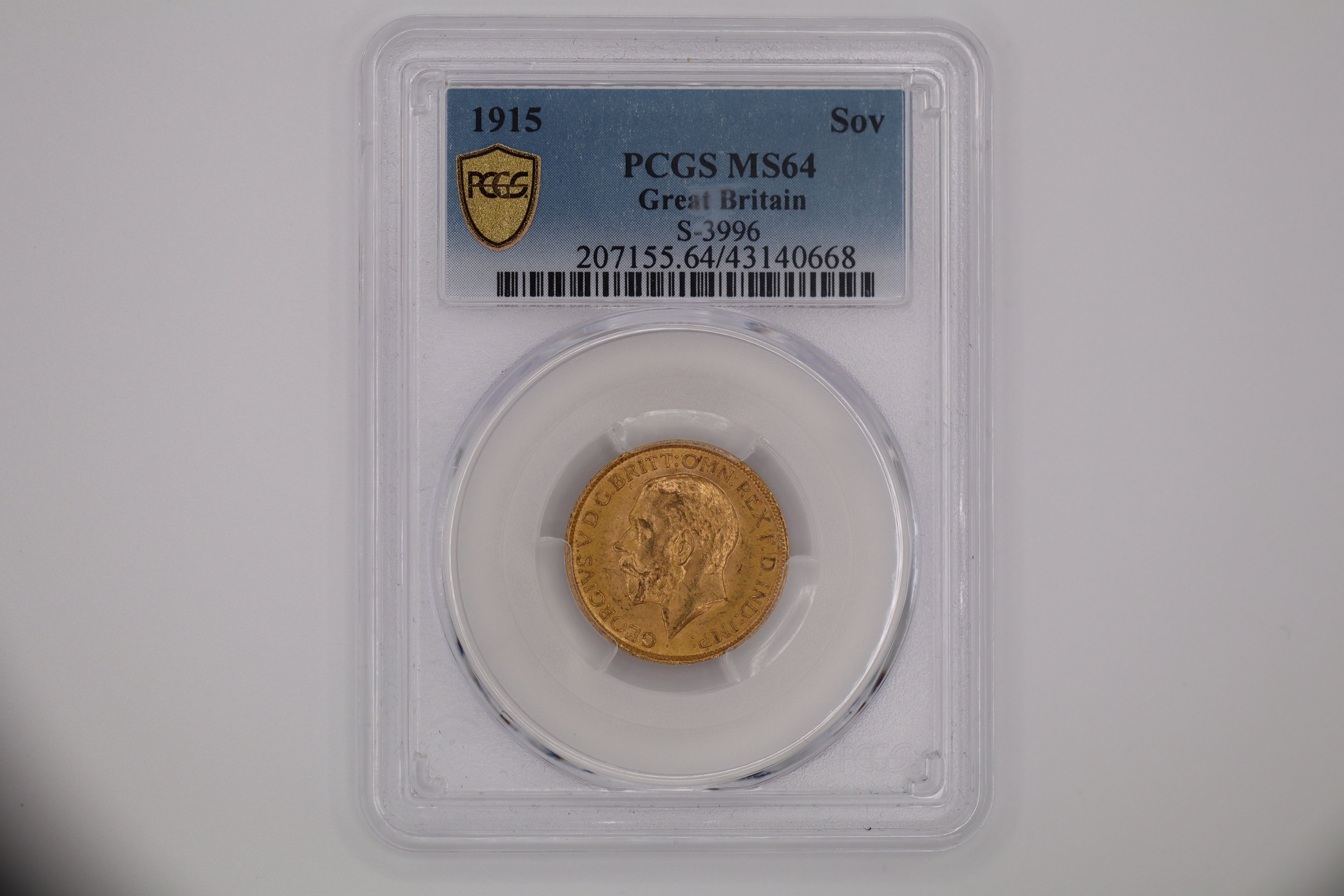1915GB Great Britain Full Sovereign