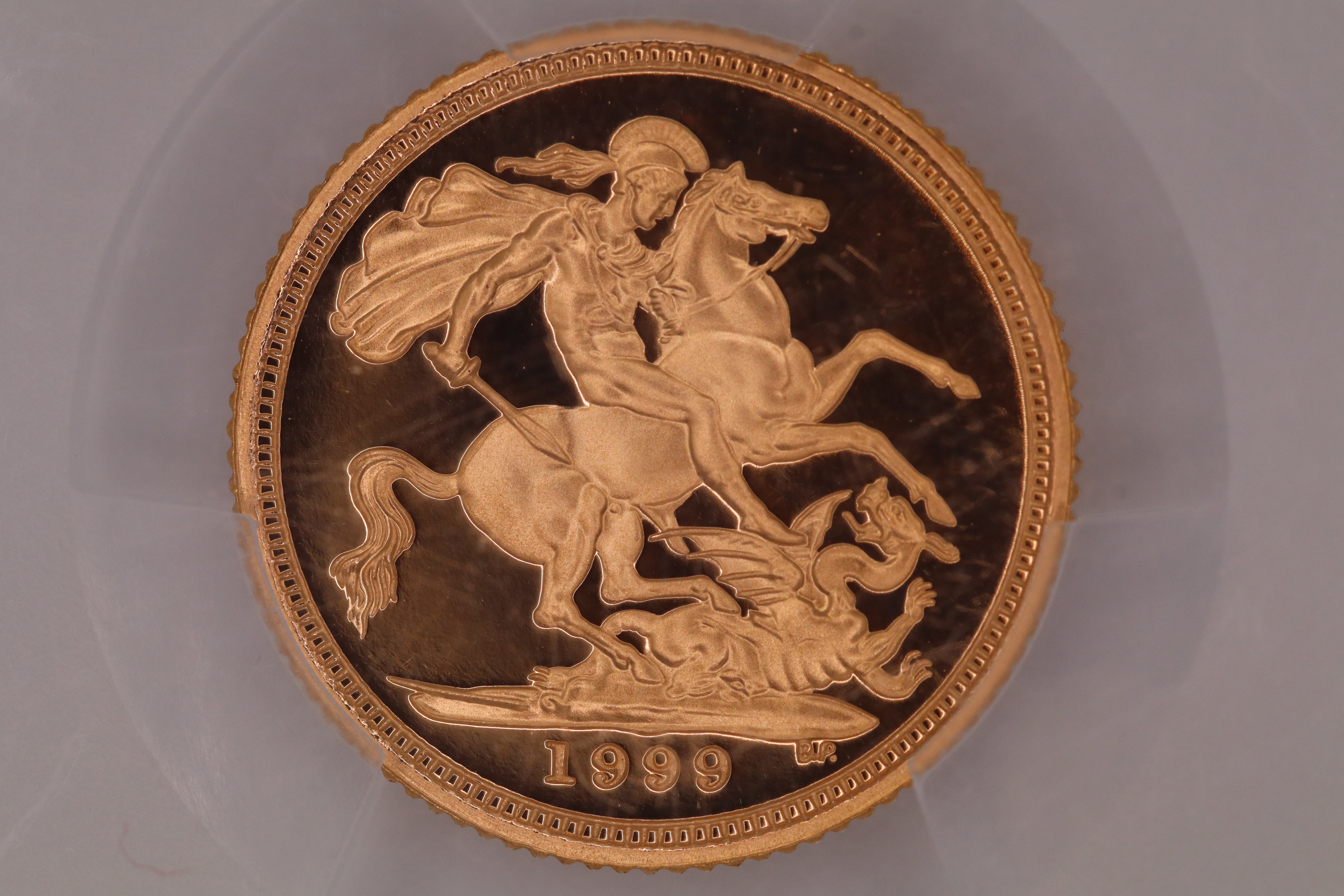 1999 Great Britain Half Sovereign PCGS PR70DCAM