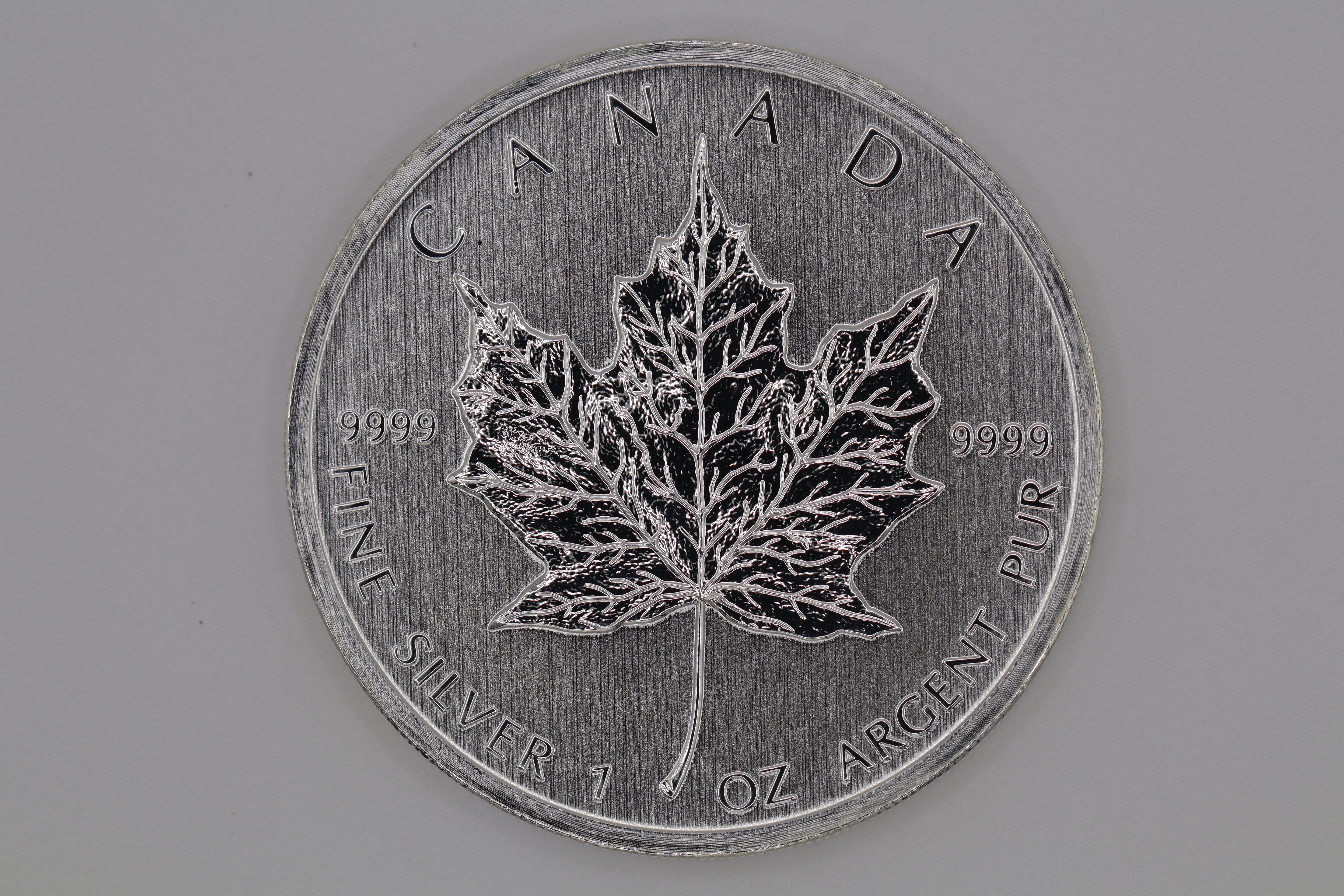 1 oz Silver Canadian Maple Leaf 2012