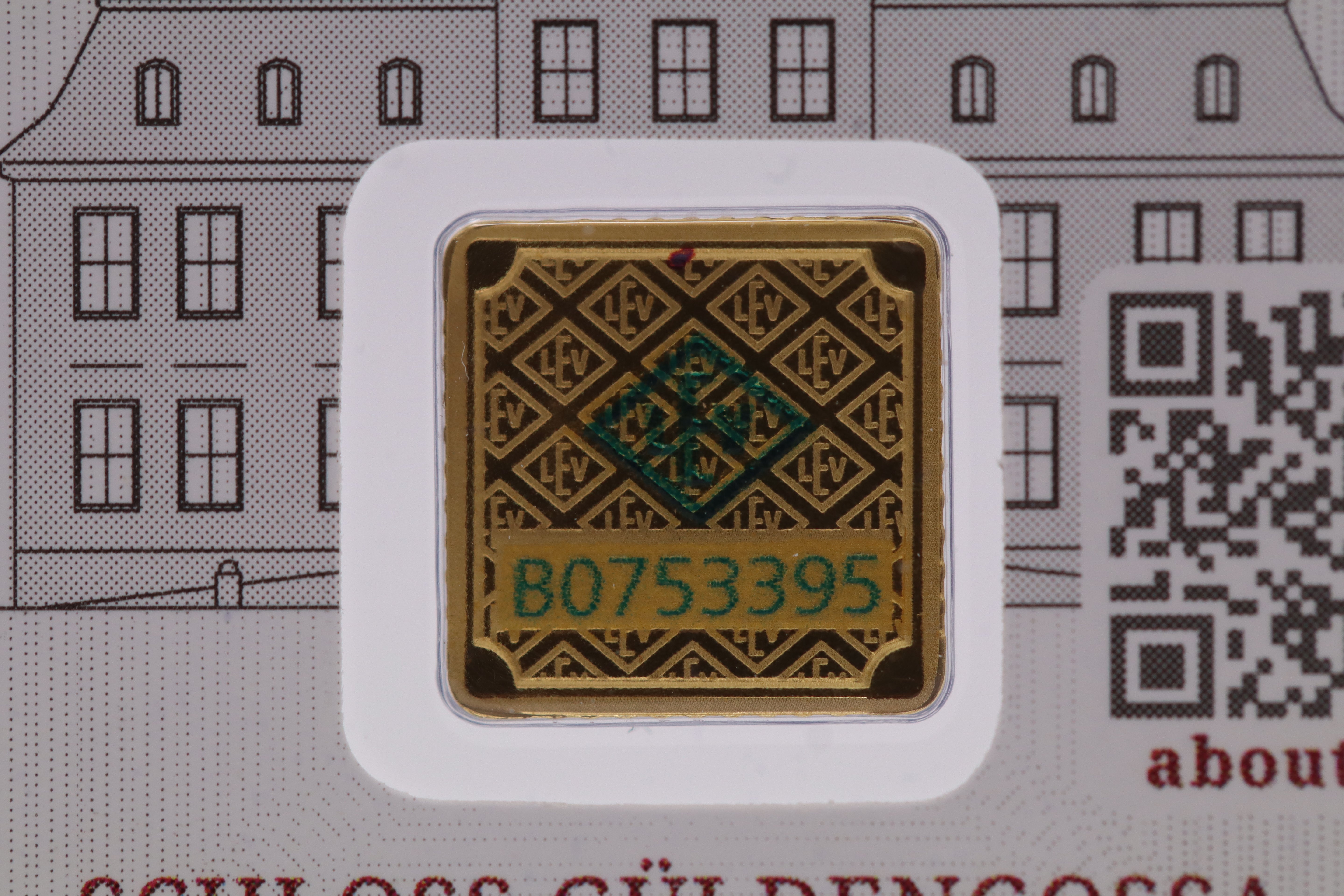 1g Gold Geiger Bar - Premium