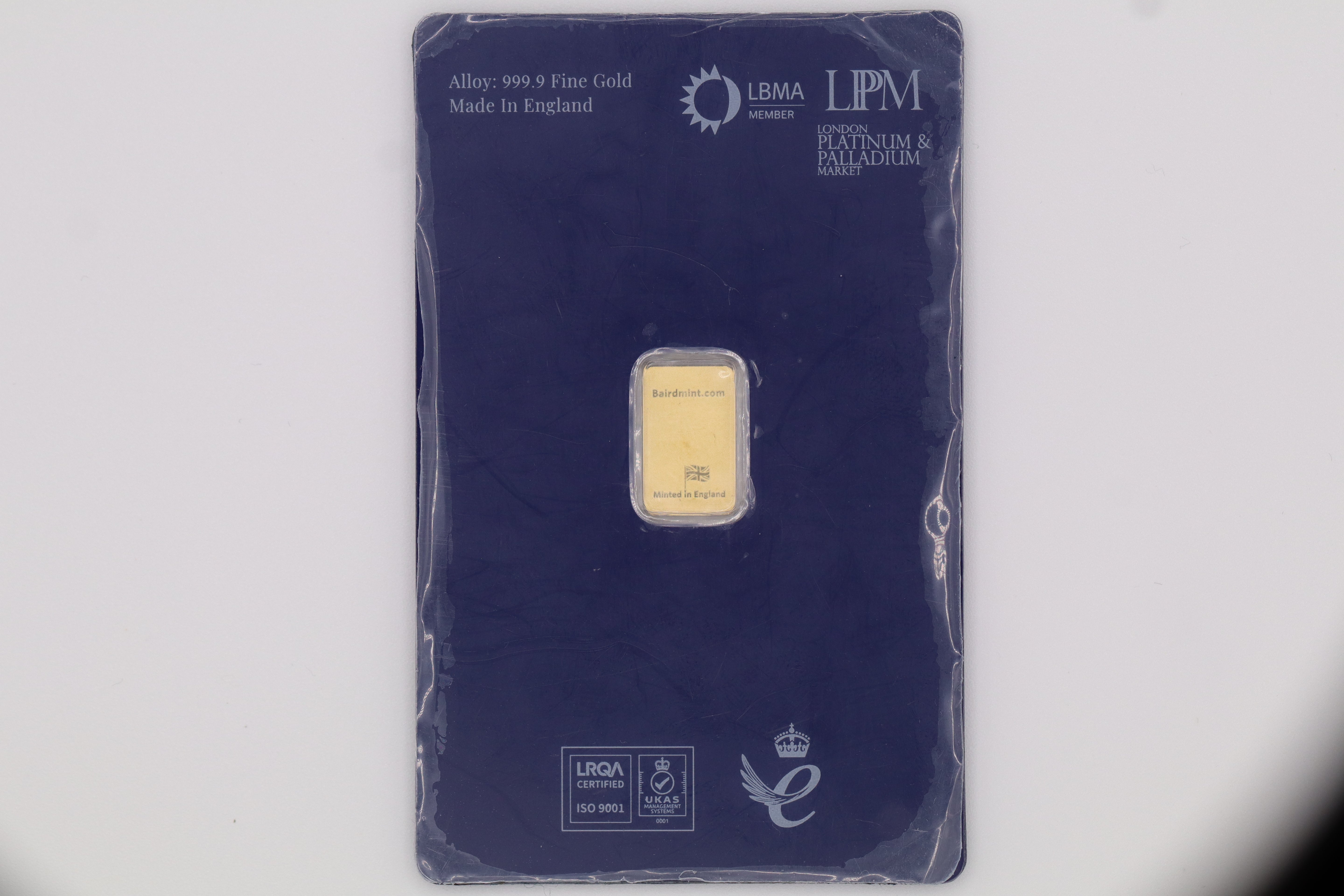 Baird & Co 1g Gold Bar