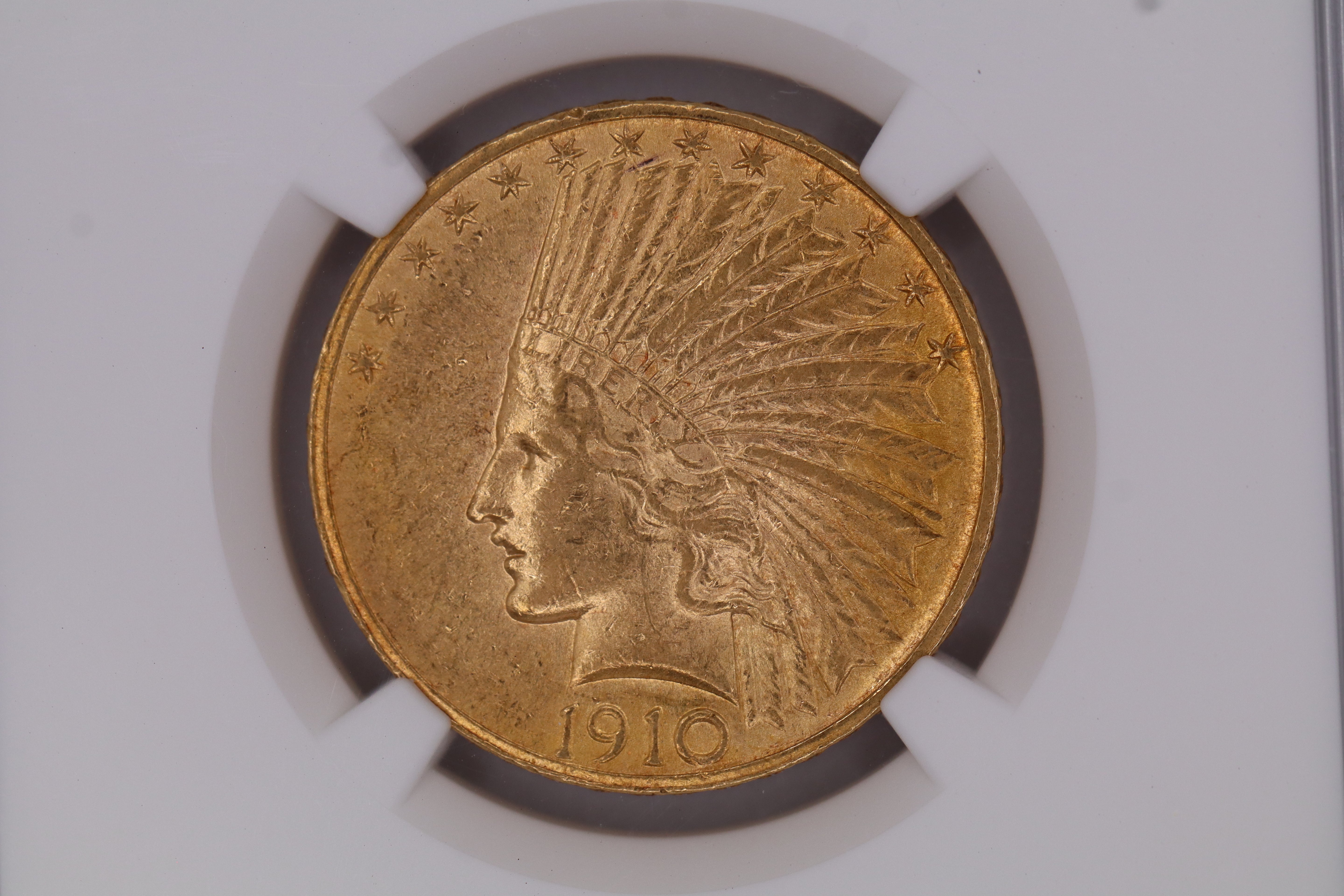 1910 $10 Indian Head Gold Eagle
