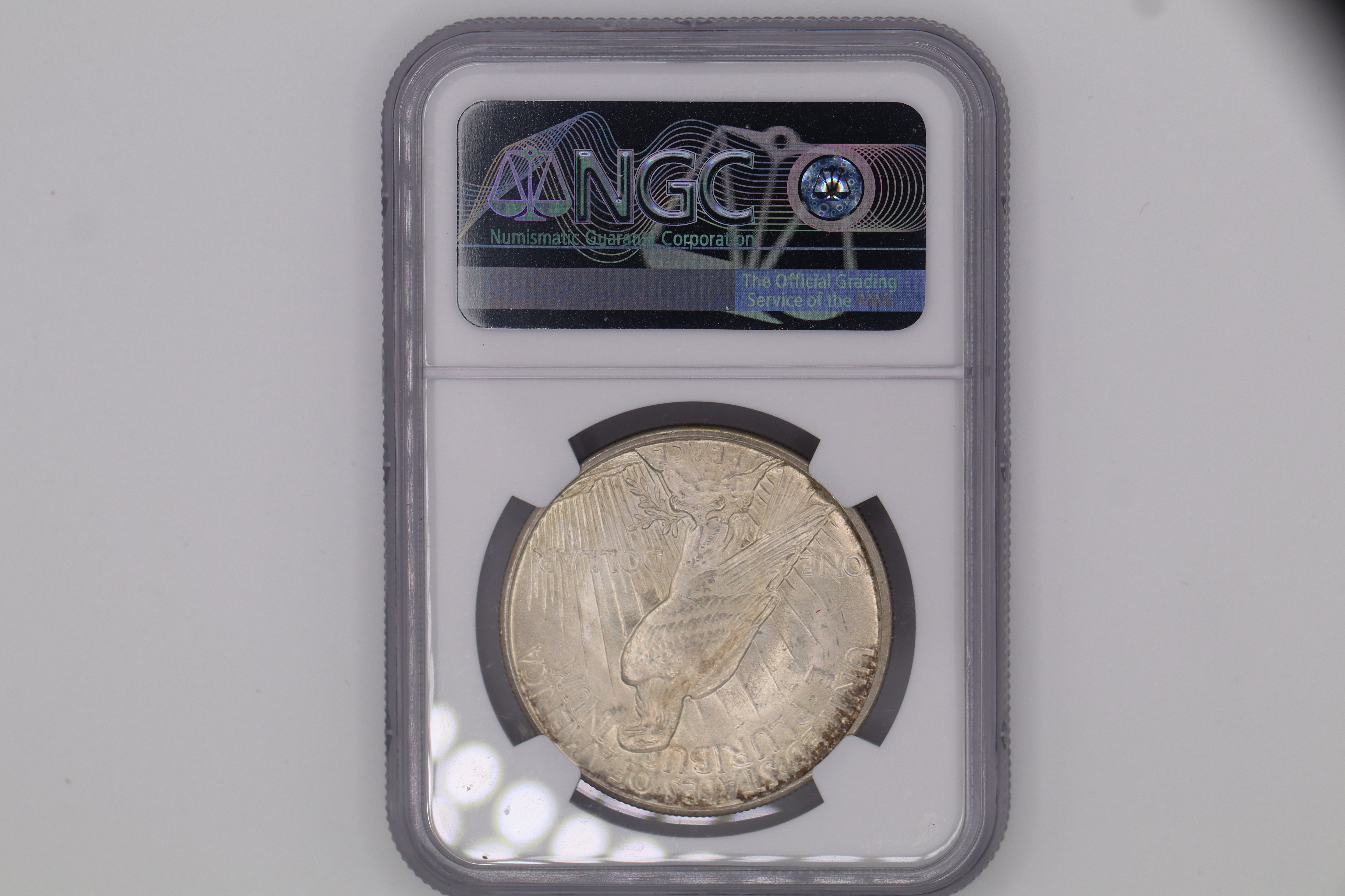 1921 Peace $1 - High Relief MS63+