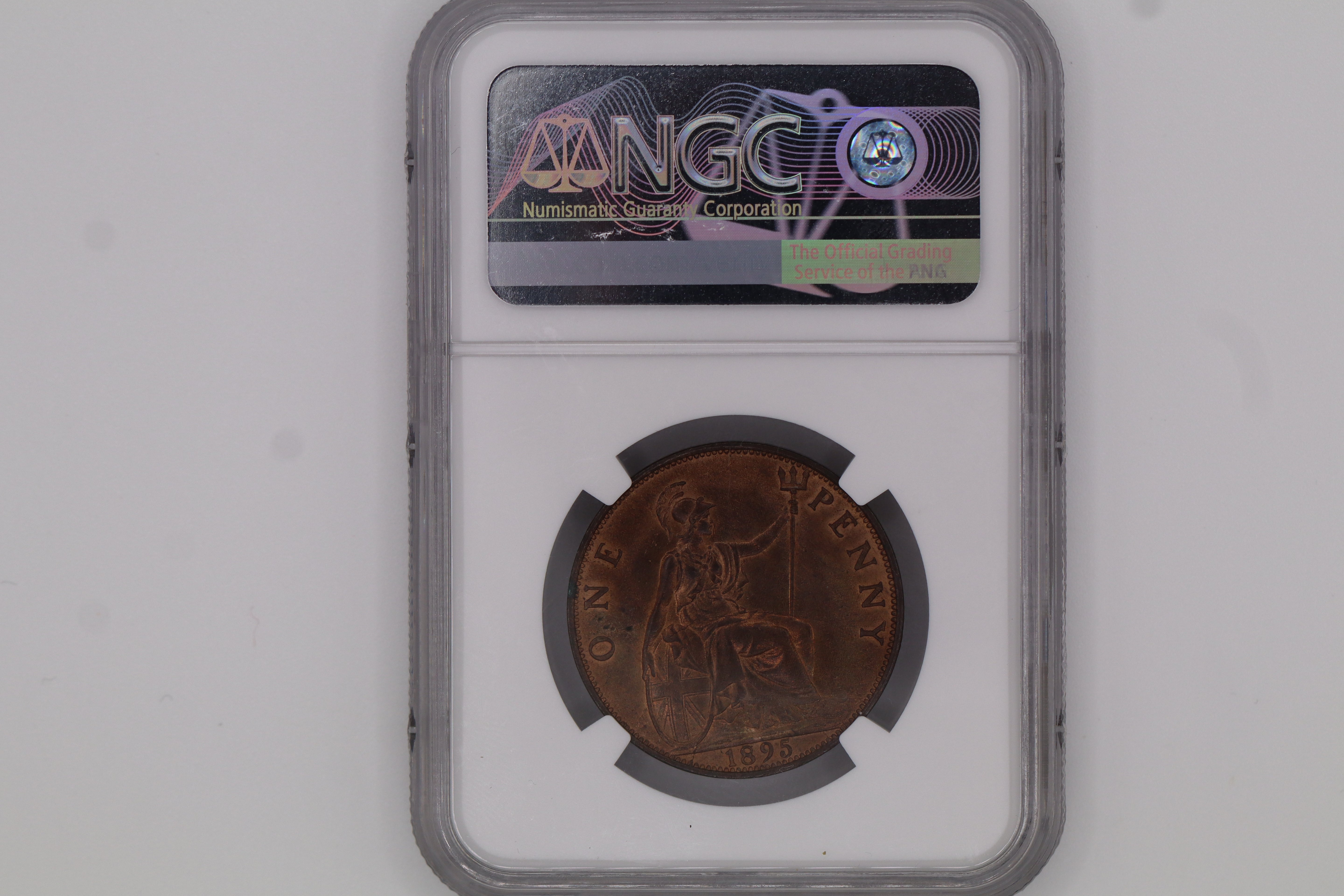 1895 G.BRITAIN PENNY MS63 RB