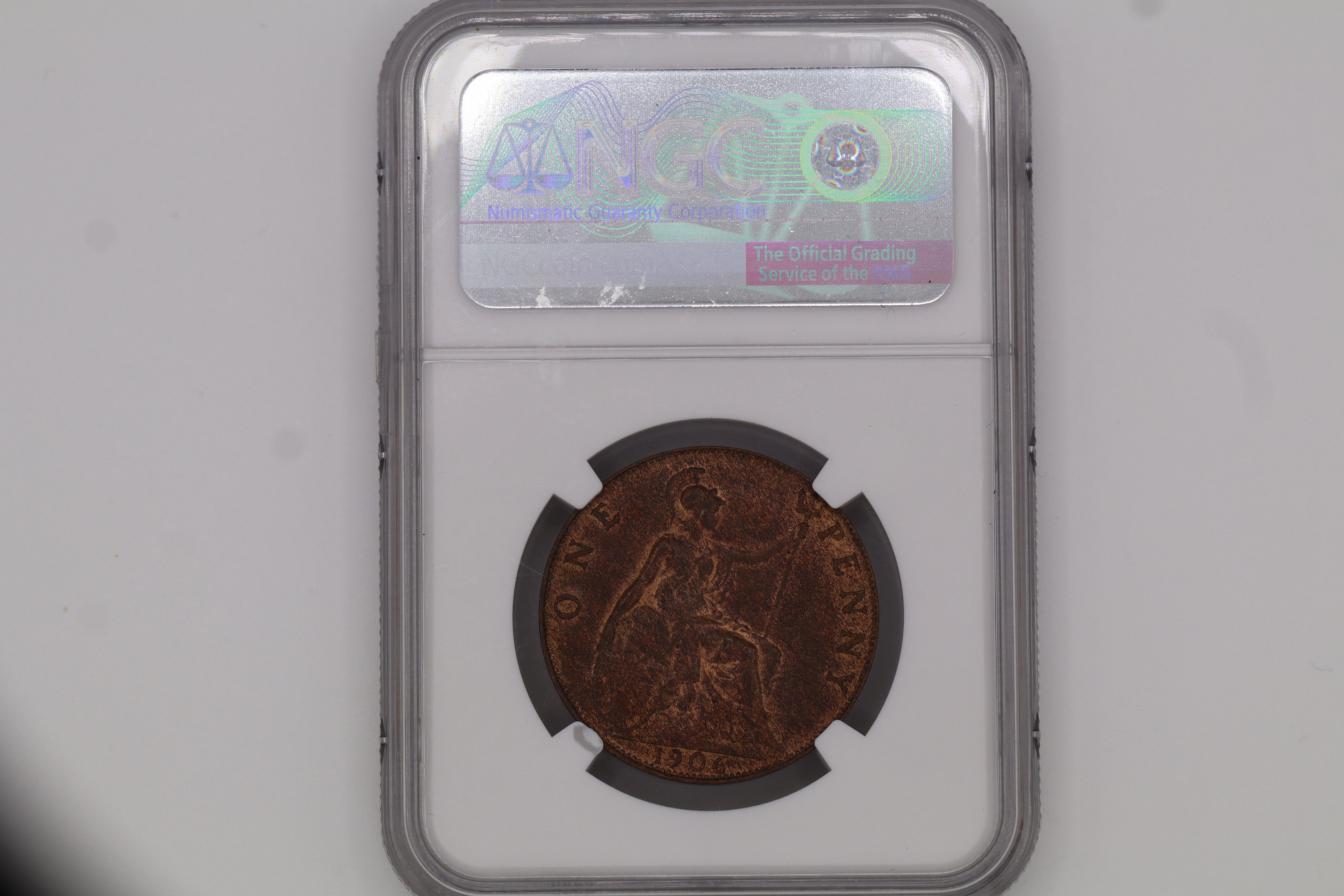 1906 G.BRITAIN PENNY MS64 BN