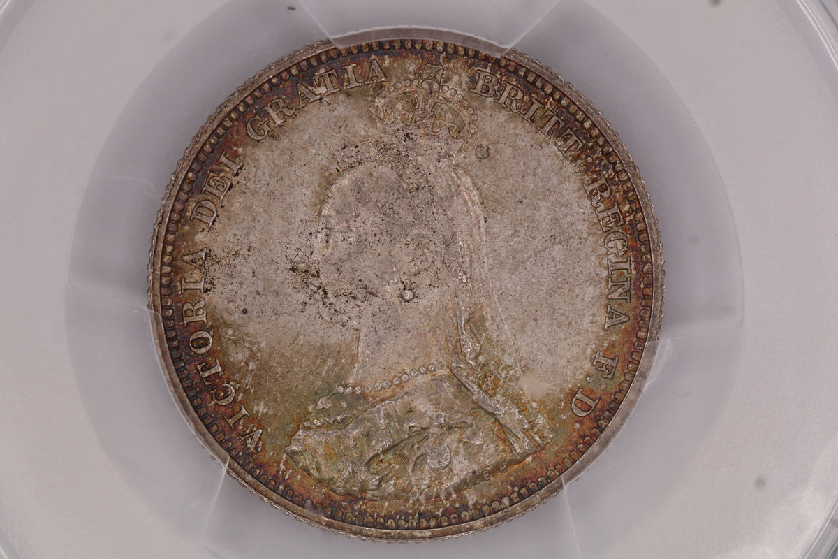 1887 Victoria Jubilee Head Shilling MS65 PCGS