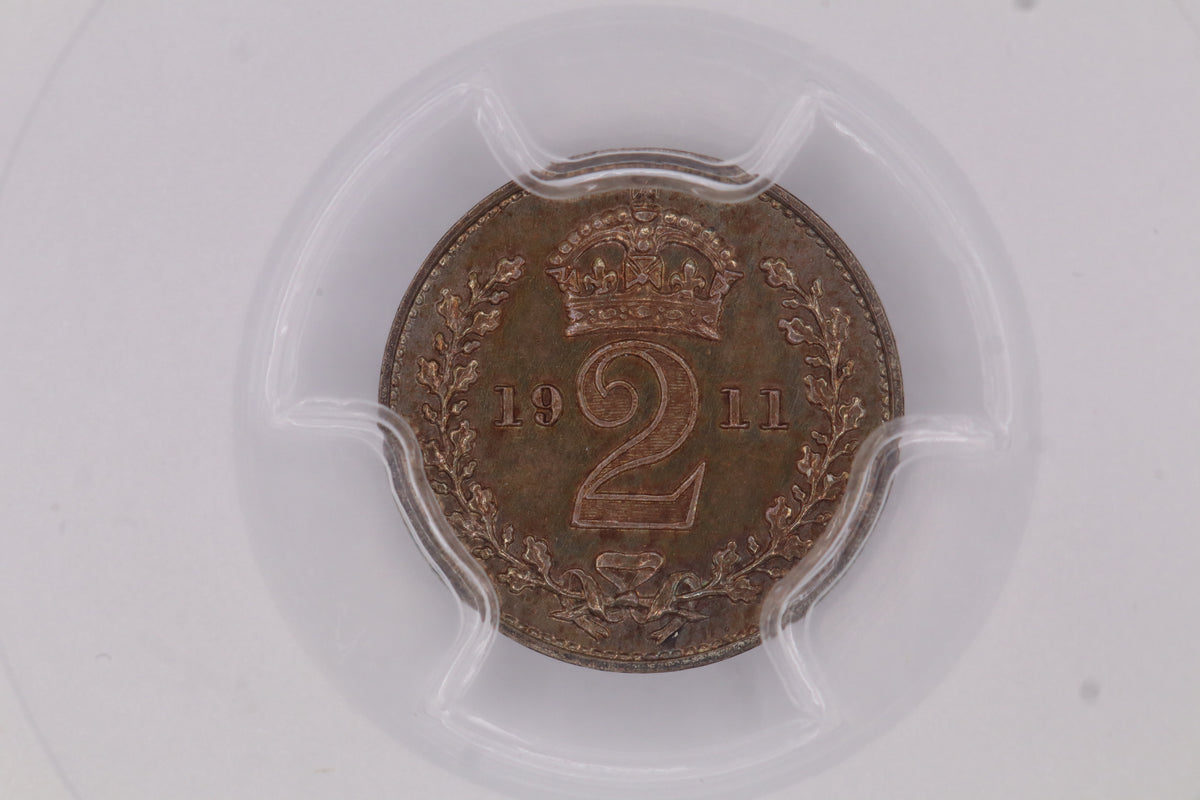 1911 George V 2D Mdy Silver Proof PR65 PCGS