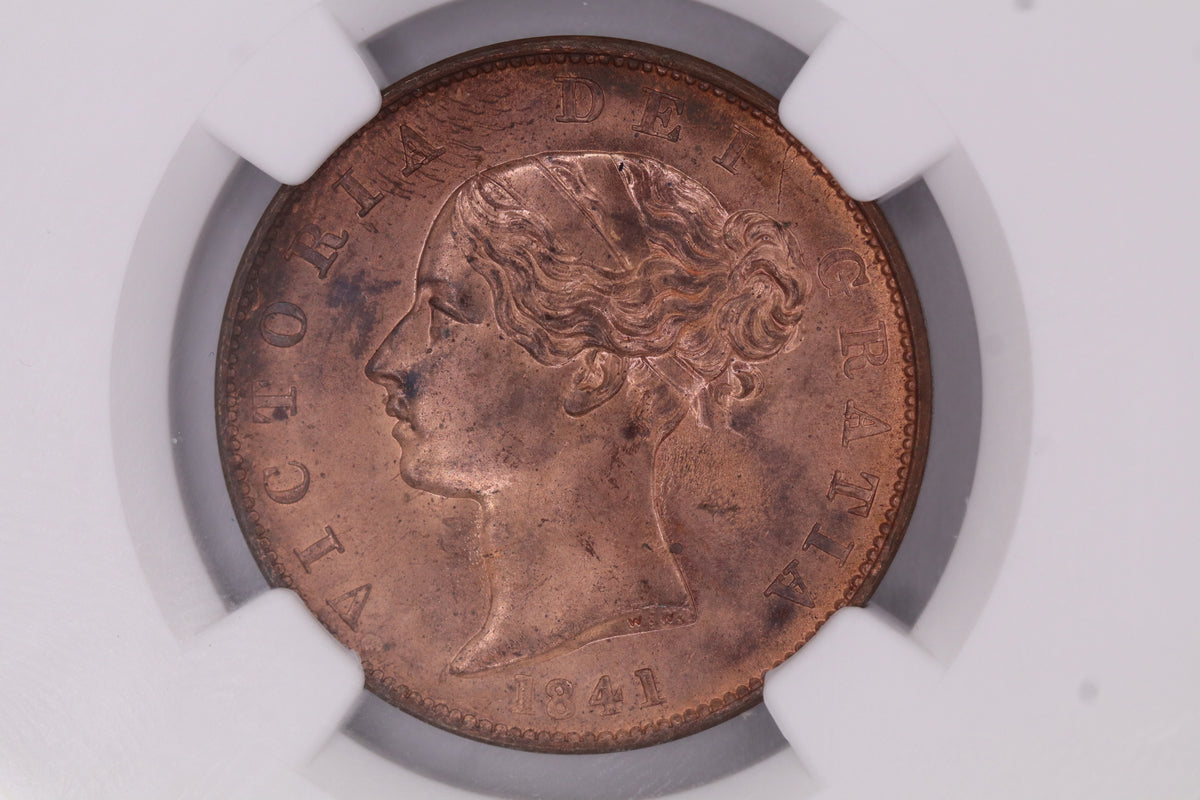 1841 G.Britain Half Penny MS64RB