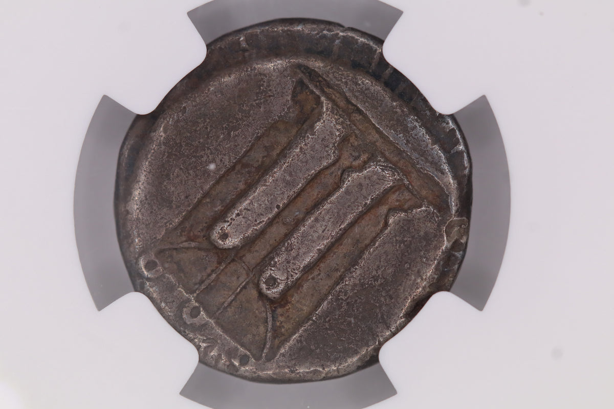 Bruttium, Croton AR Stater Ch F 5/5 - 3/5