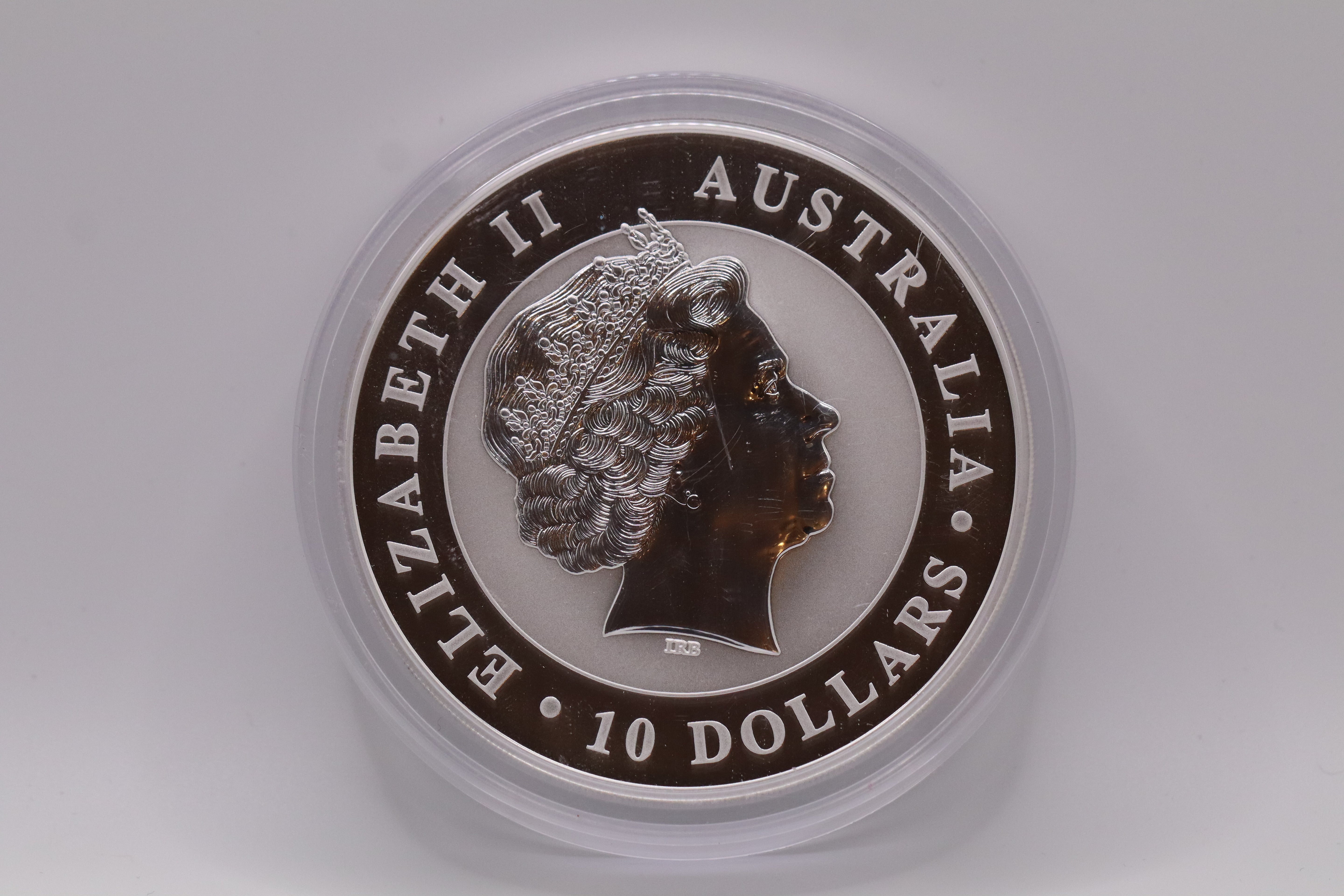 10oz Australian Kookaburra Silver Coin 2010