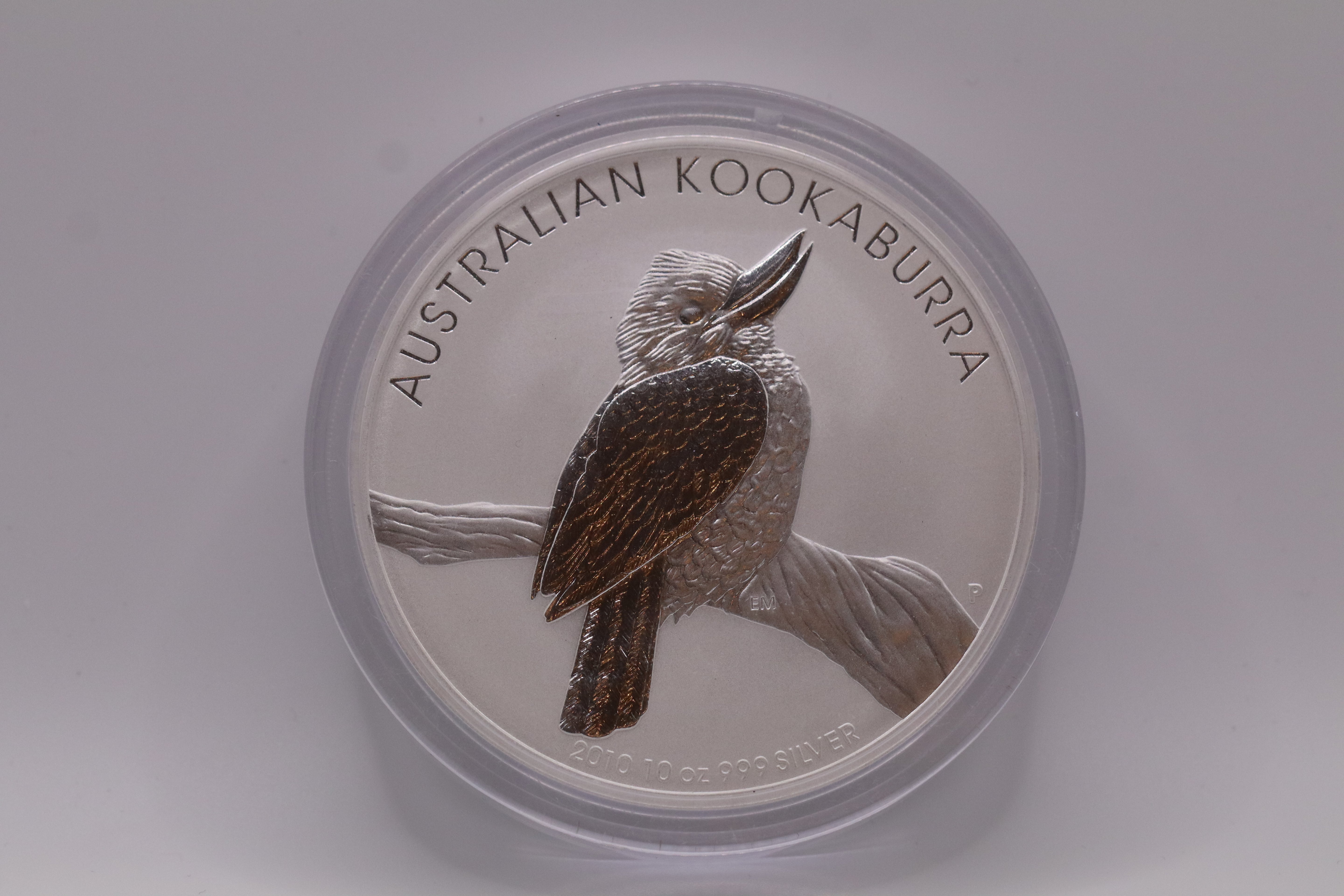 10oz Australian Kookaburra Silver Coin 2010