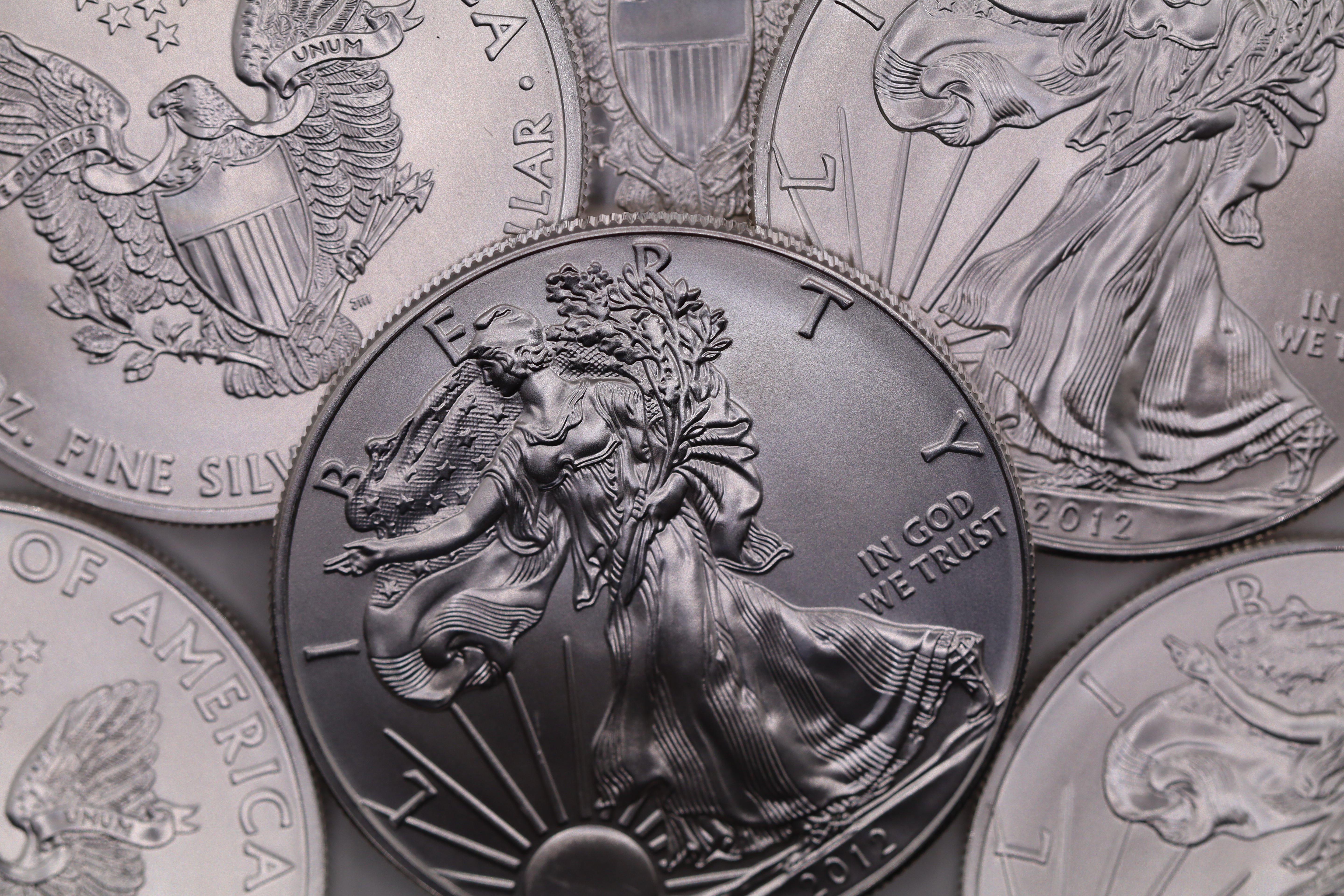 2012 1oz American Eagle Silver Coin