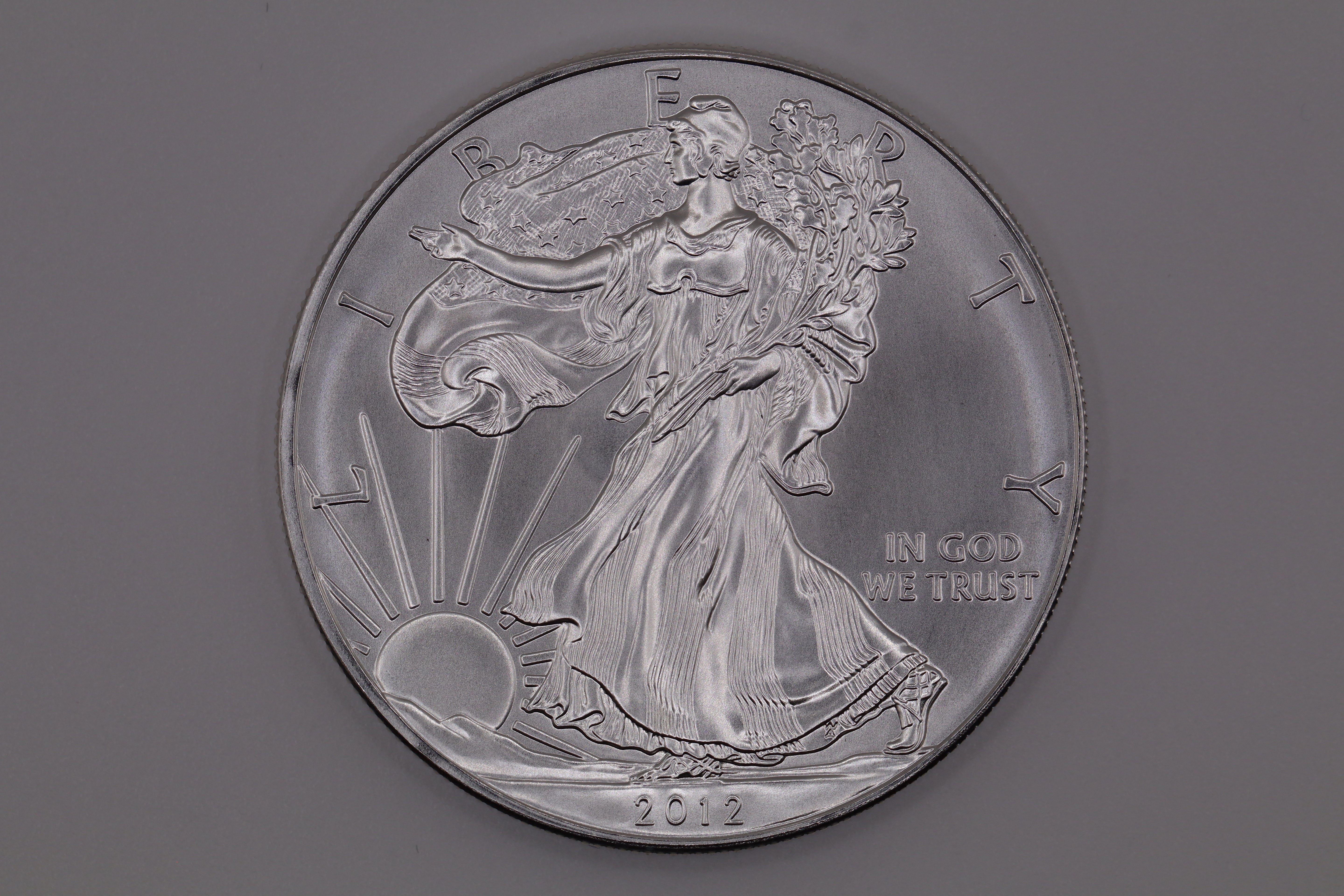 2012 1oz American Eagle Silver Coin