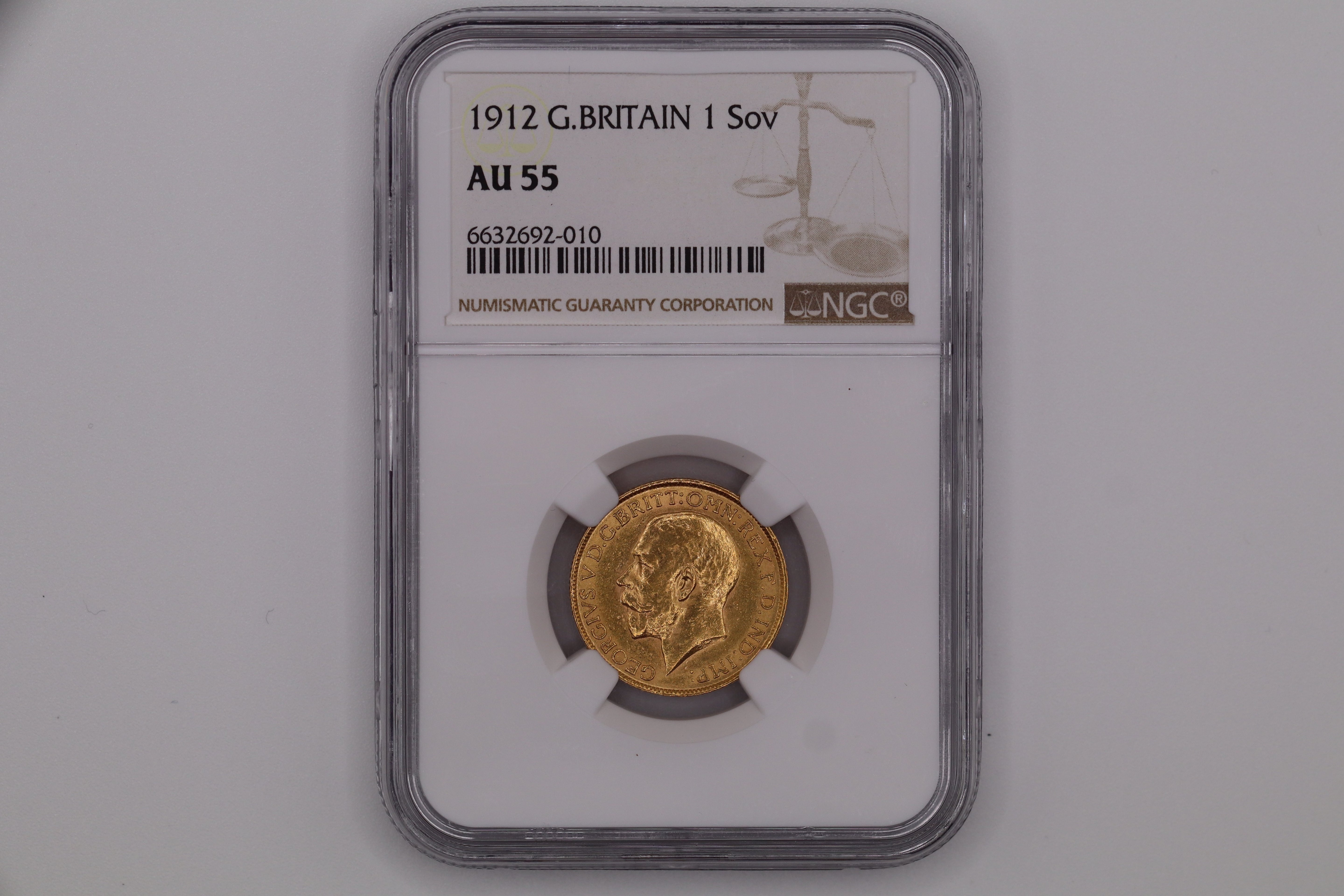1912 Great Britain Full Sovereign