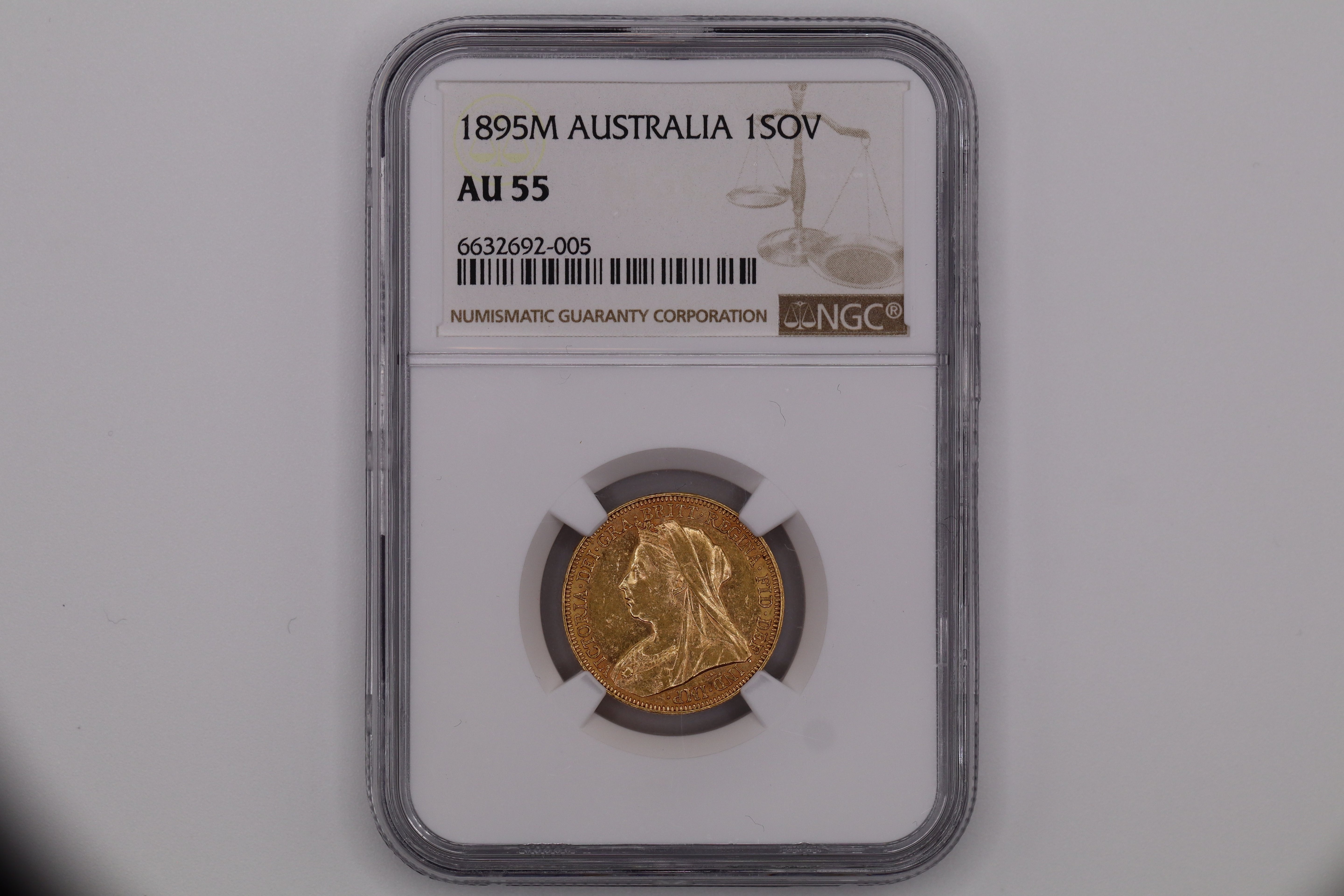 1895M Australian Full Sovereign