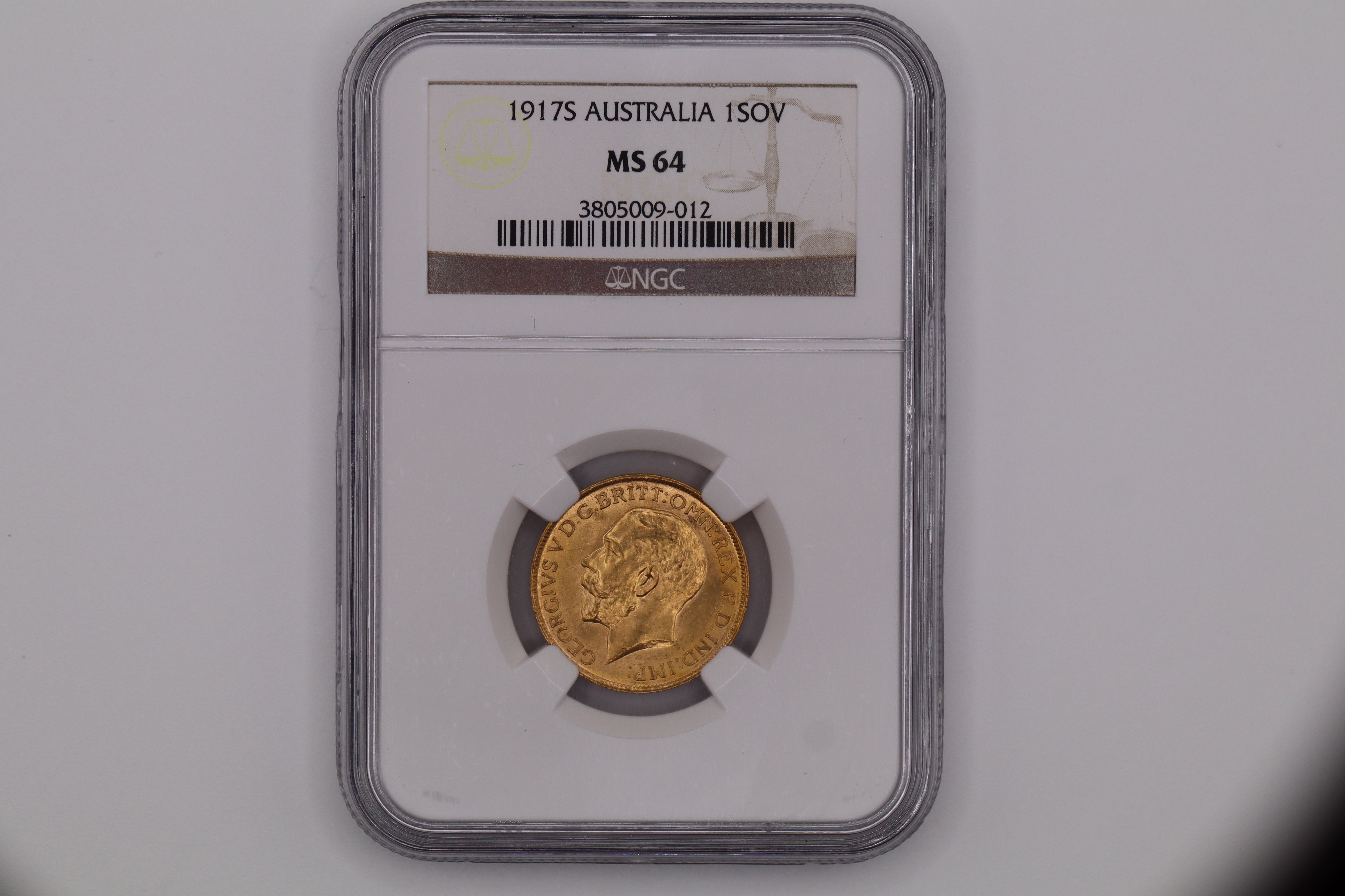 1917S Australian Full Sovereign