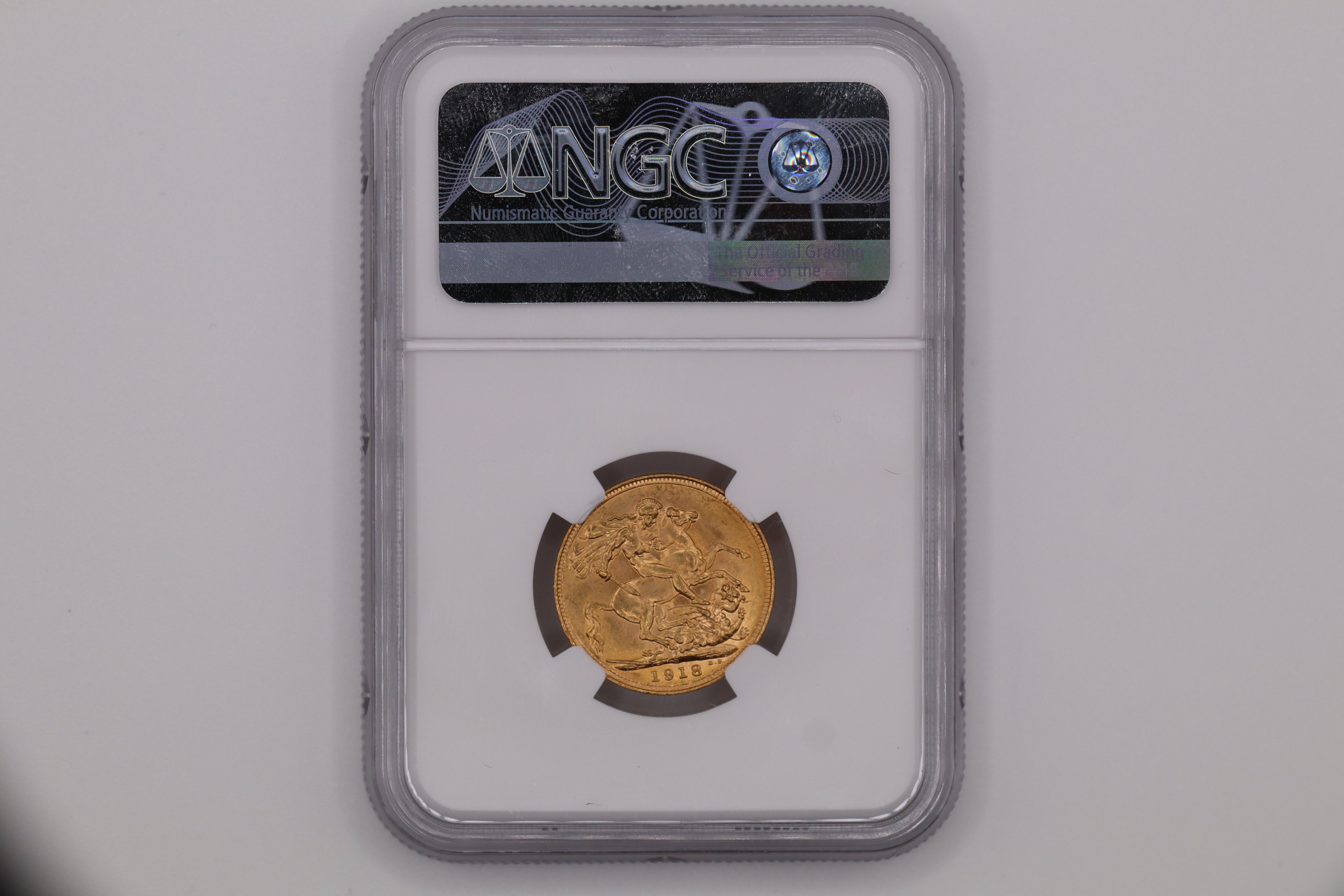 1918S Australian Full Sovereign