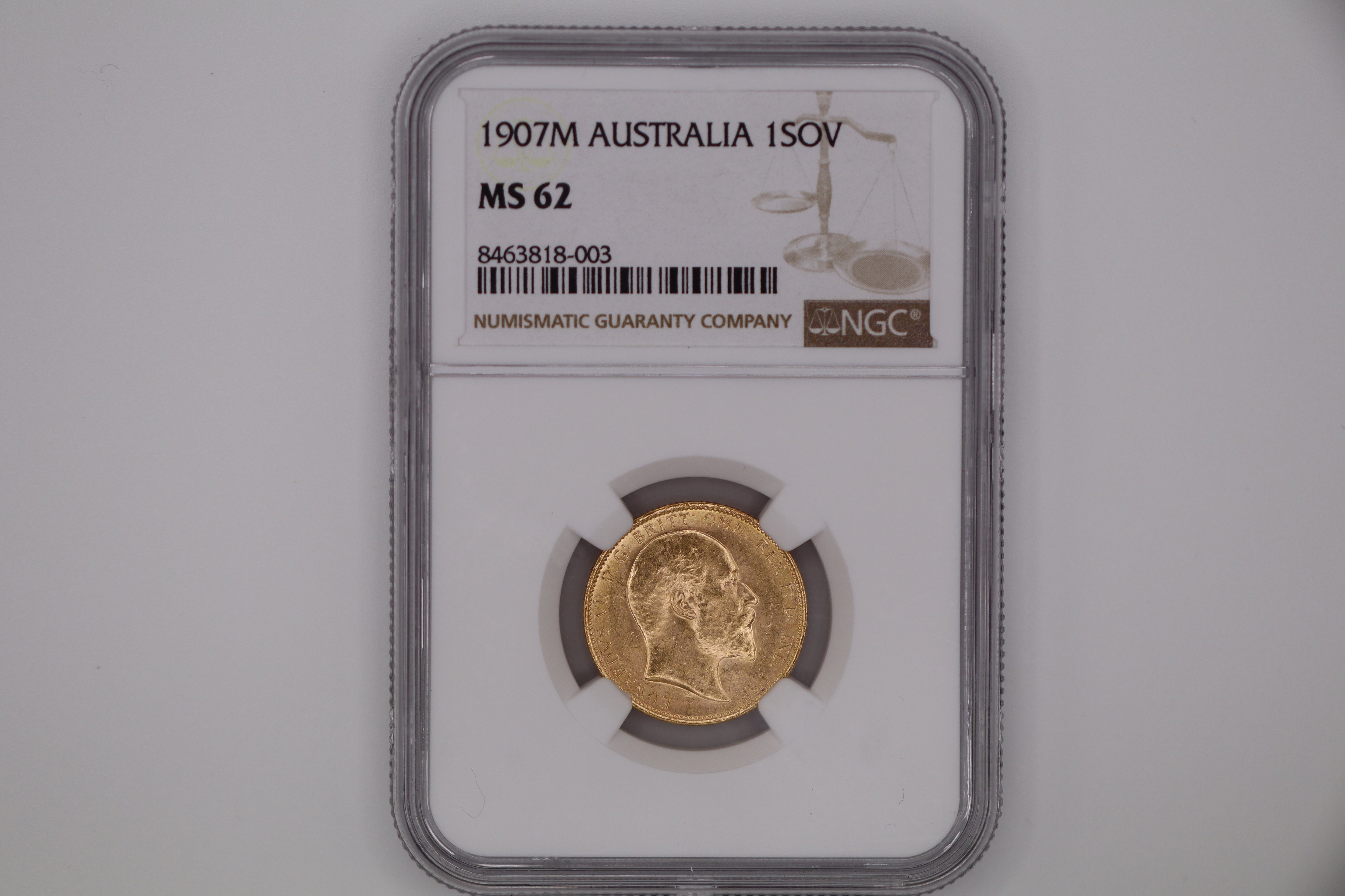 1907M Australia Full Sovereign