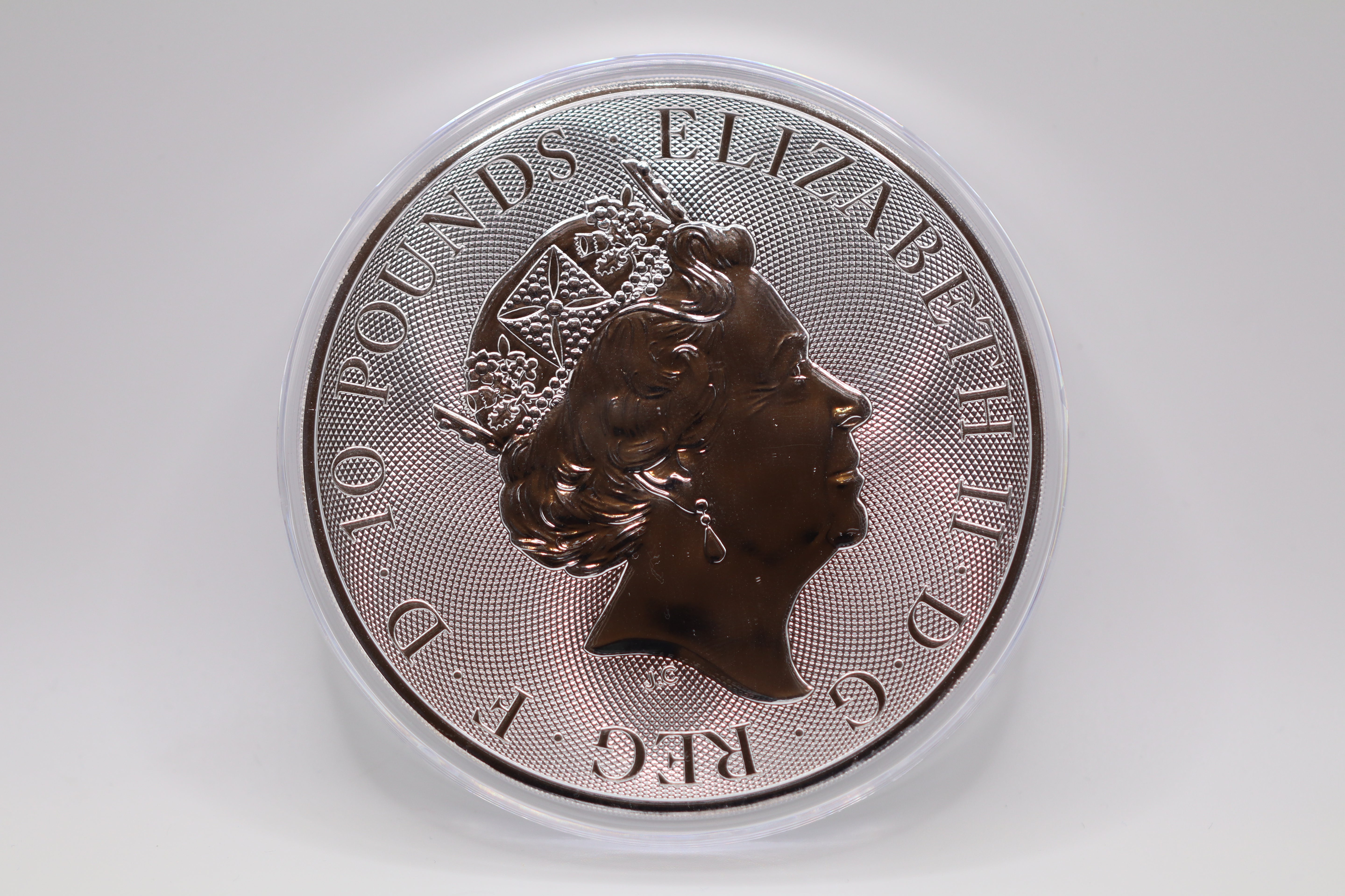 2020 10oz Silver Queen's Beast Yale Of Beaufort