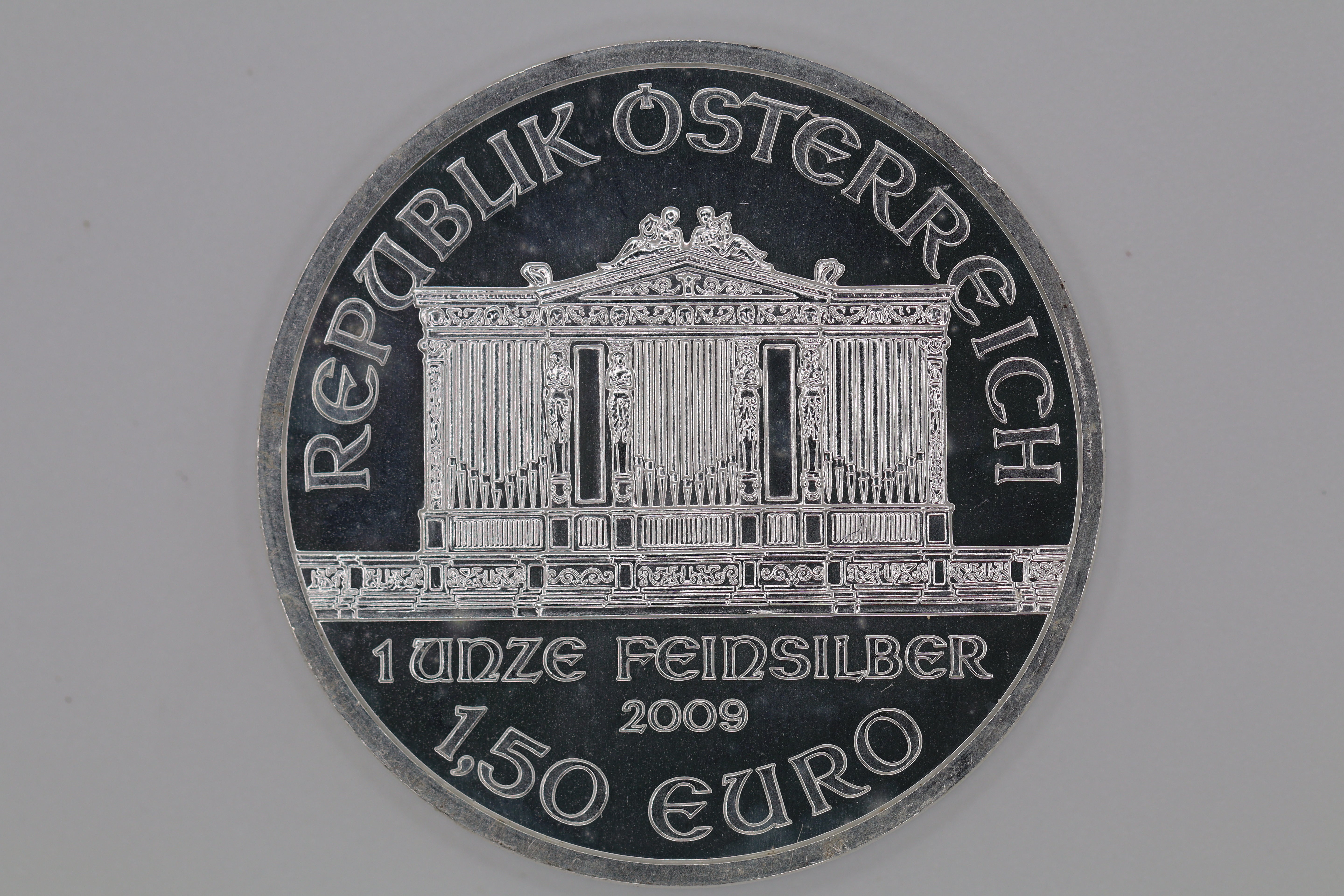 1 oz Silver Austrian Philharmonic Coin 2009