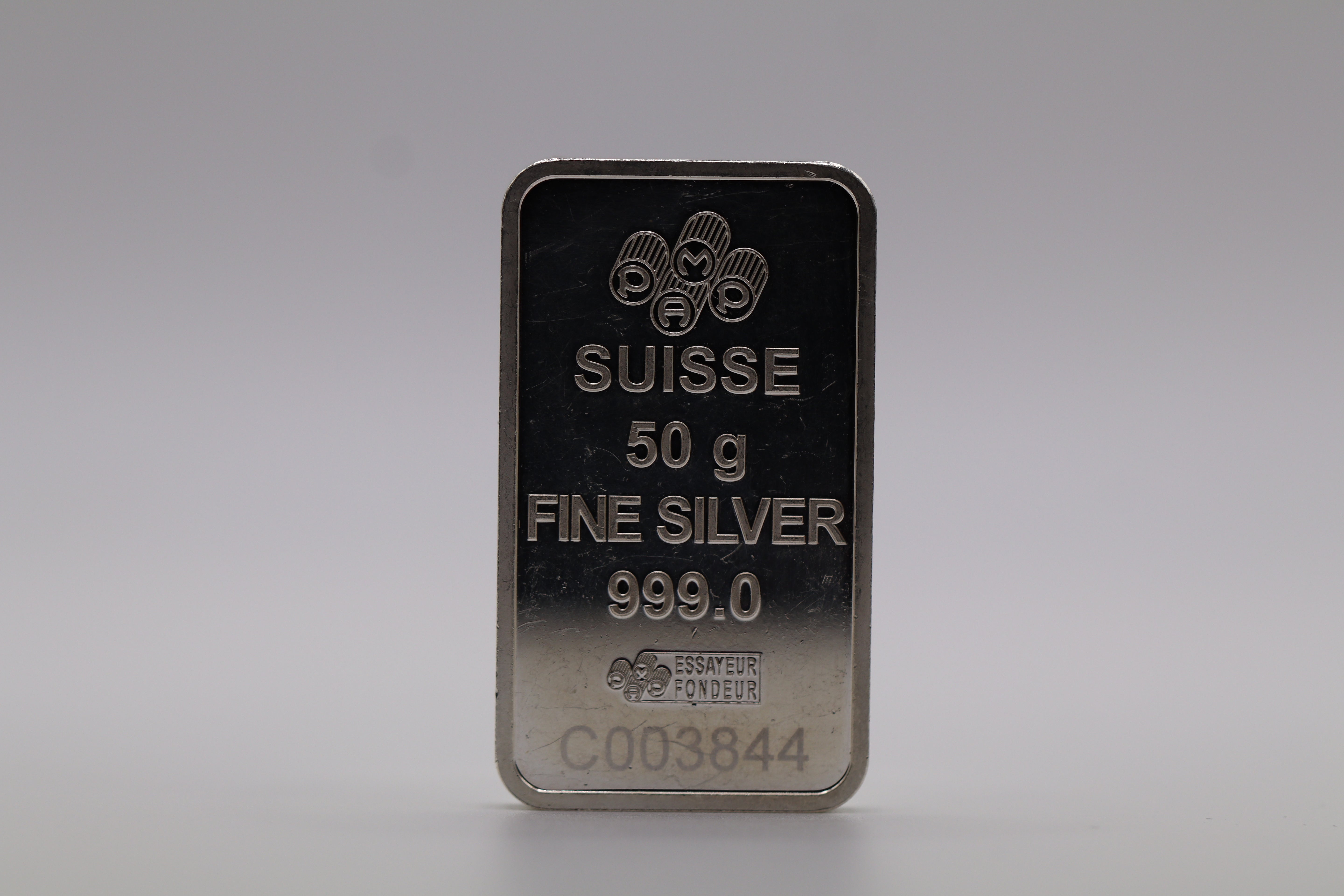 PAMP Suisse 50g Silver Bar