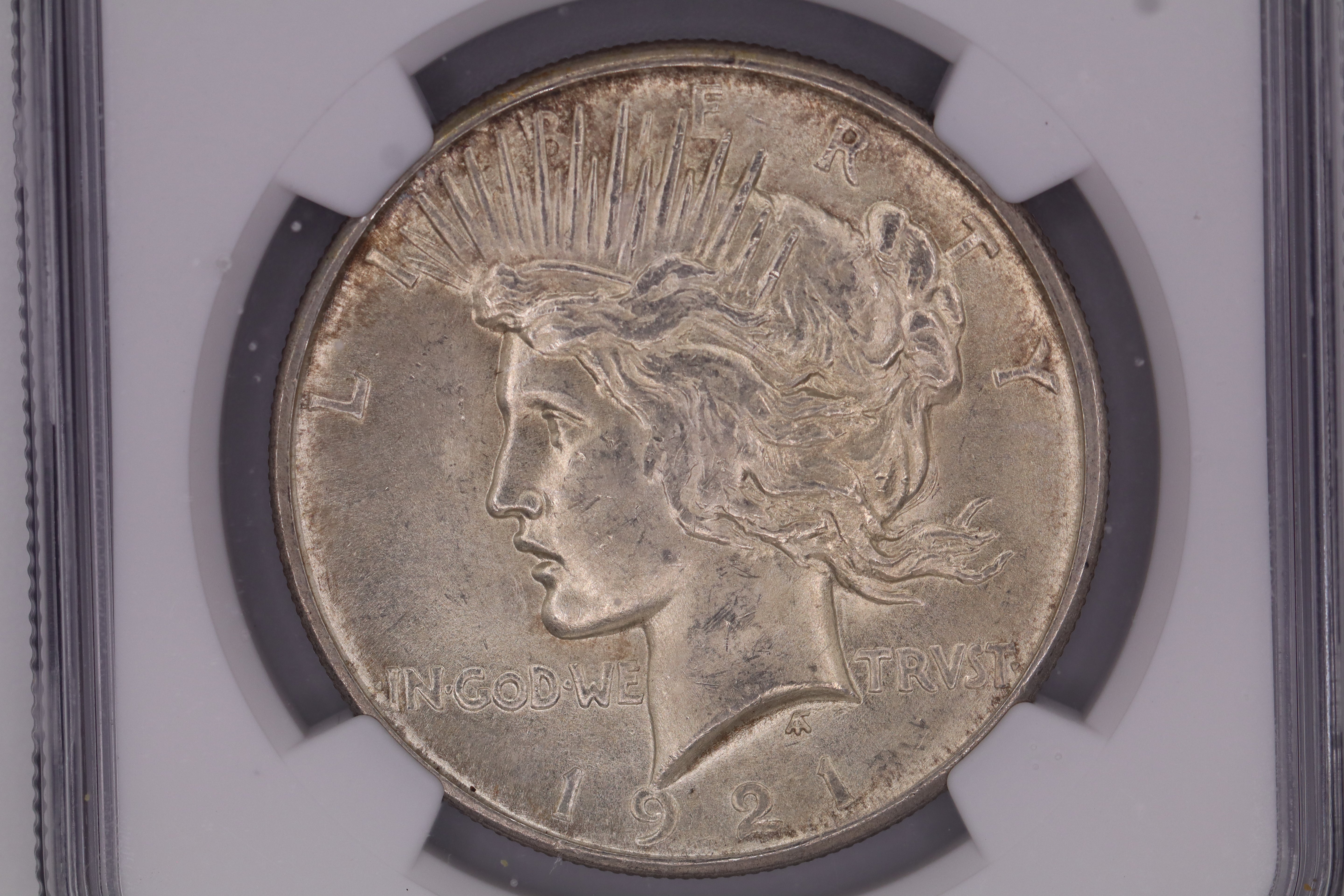 1921 Peace $1 - High Relief MS63+
