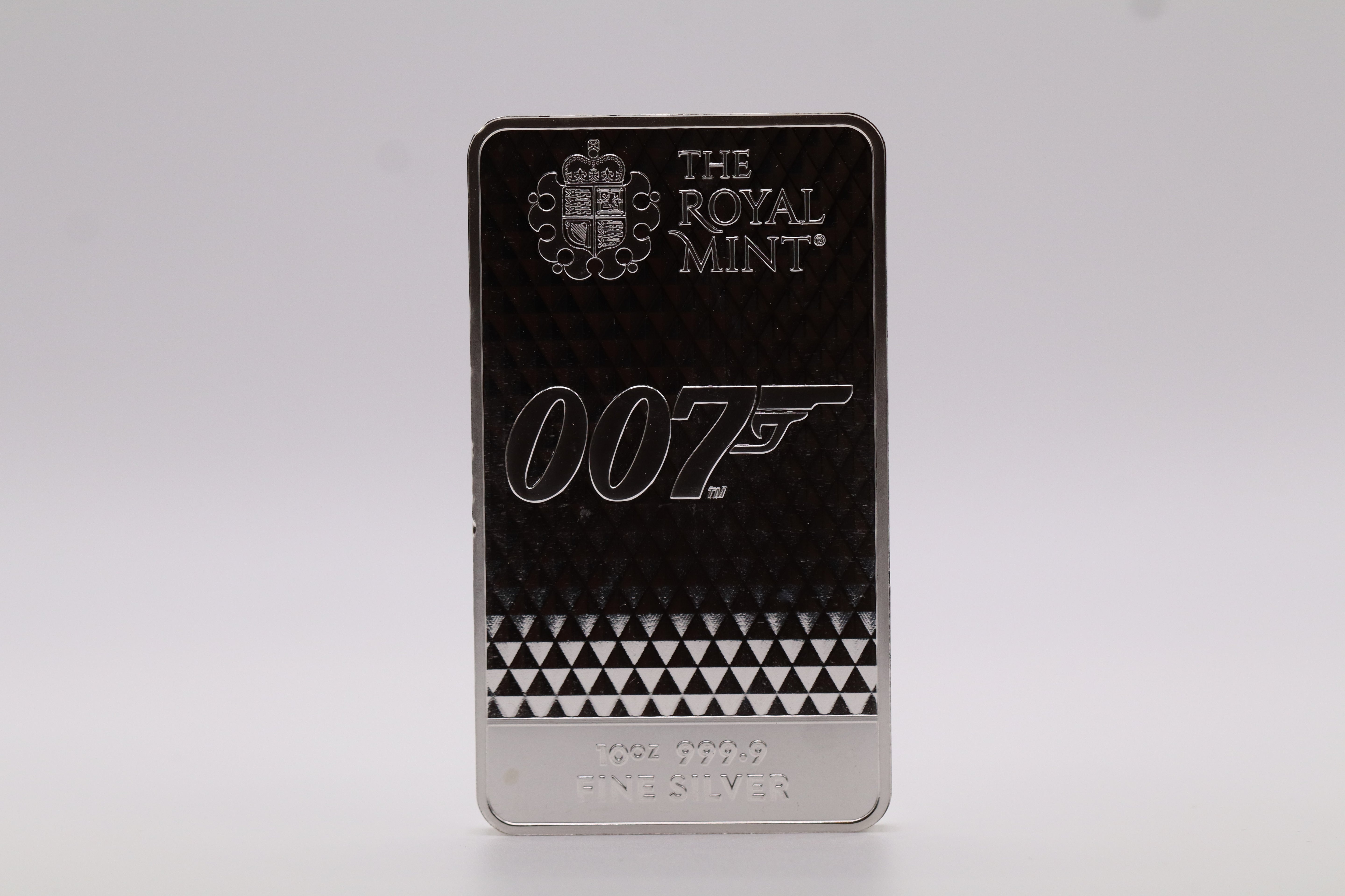James Bond 10z Silver Bar - Diamonds Are Forever