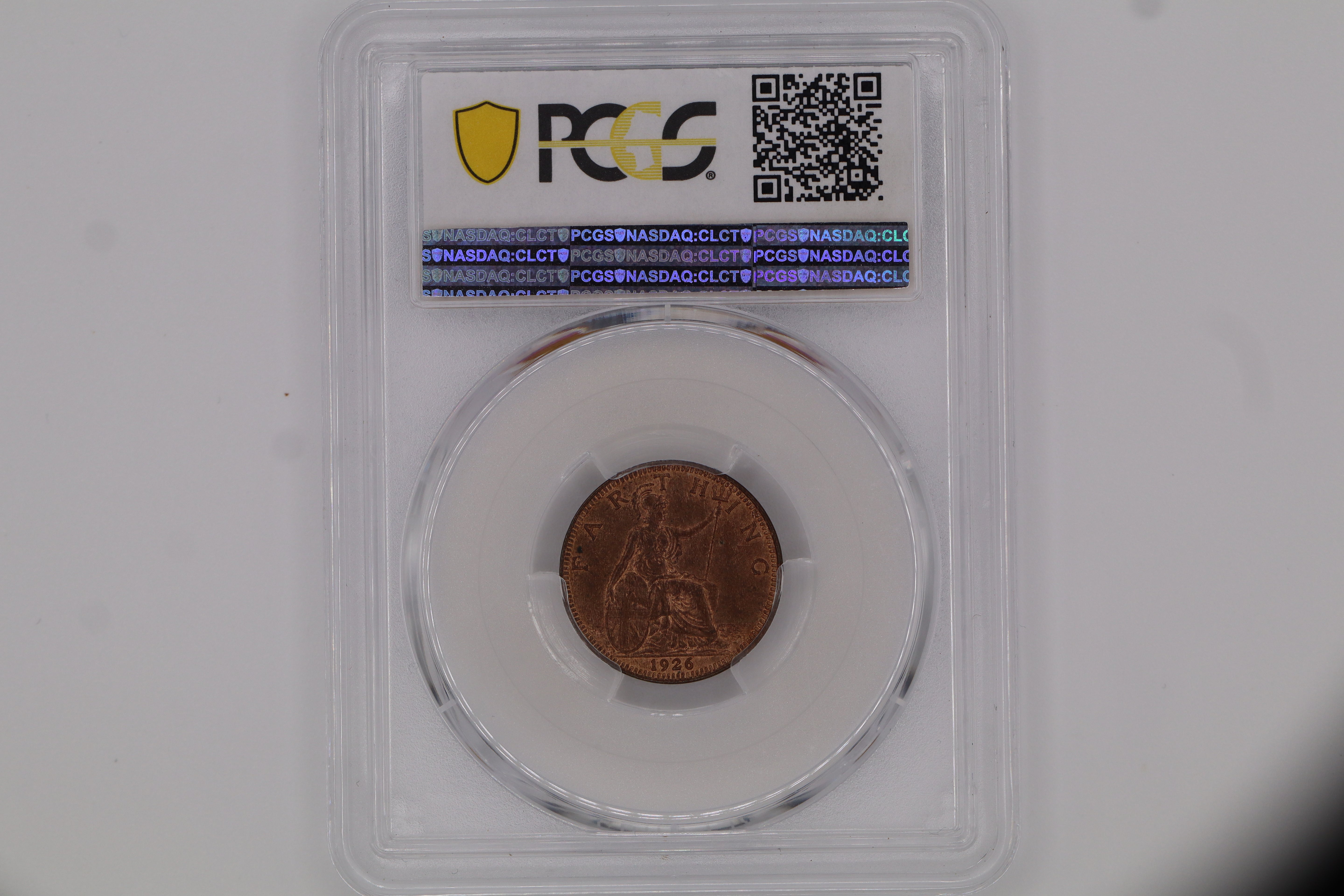 1926 1/4D S-4061, MS64RB Great Britain