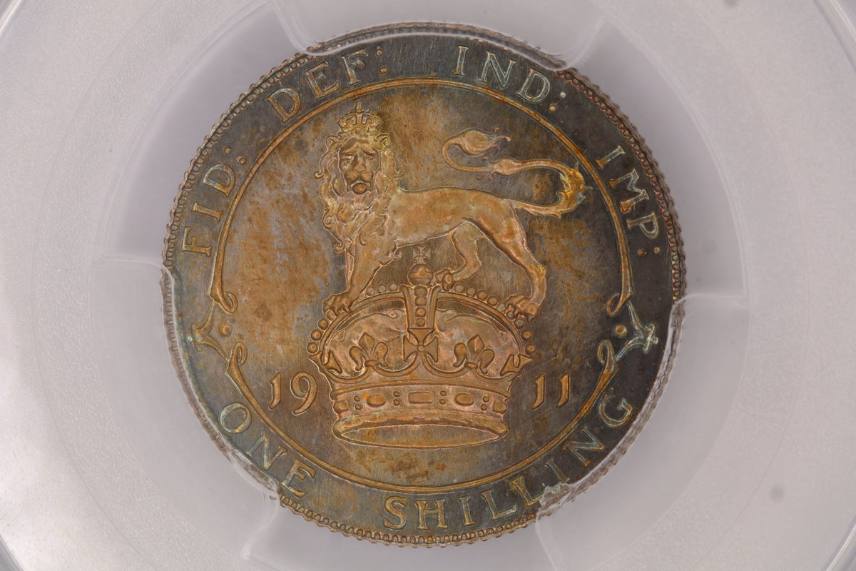 1911 George V Proof Shilling PCGS PR65