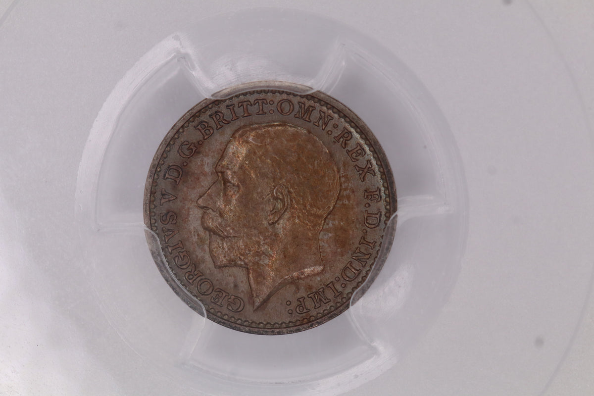 1911 George V 2D Mdy Silver Proof PR65 PCGS