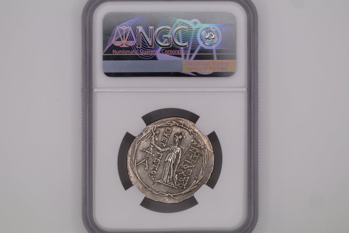 Ancient Silver Tetradrachm Selecid Kingdom 5/5 3/5 NGC ( CH XF )
