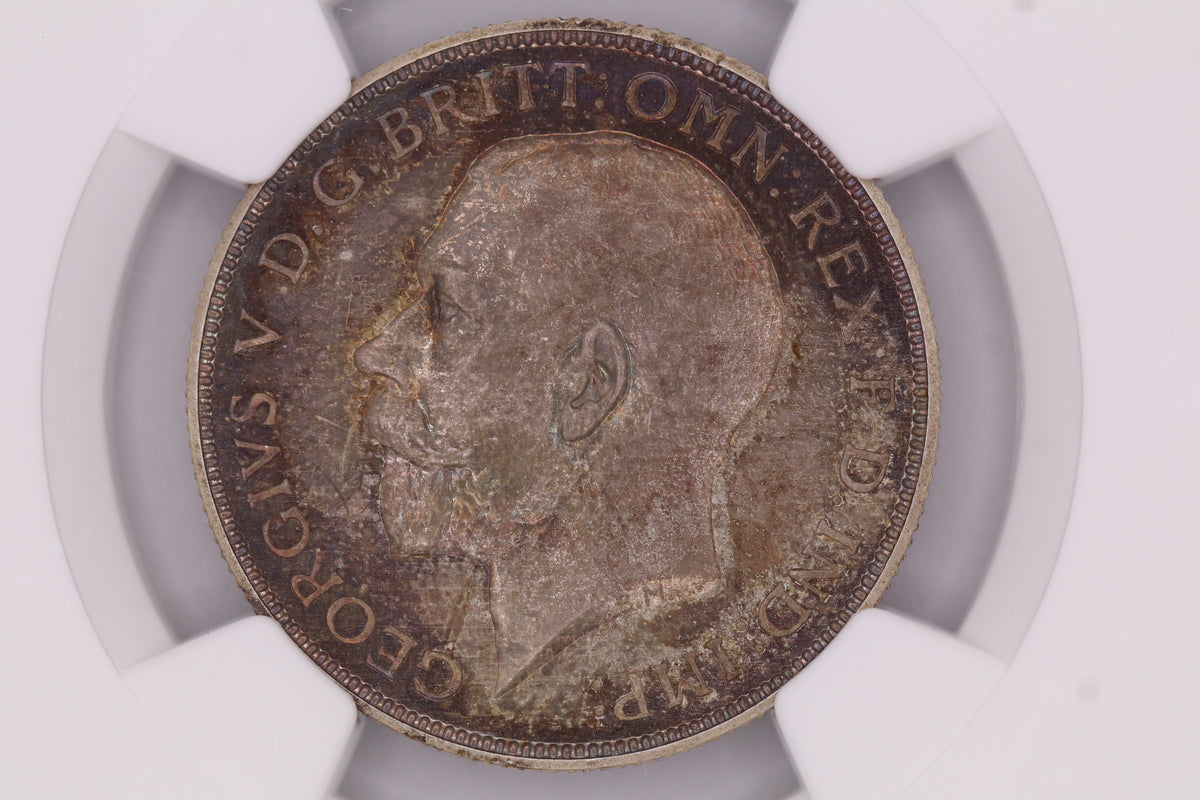 1911 George V Silver Proof Florin PF64