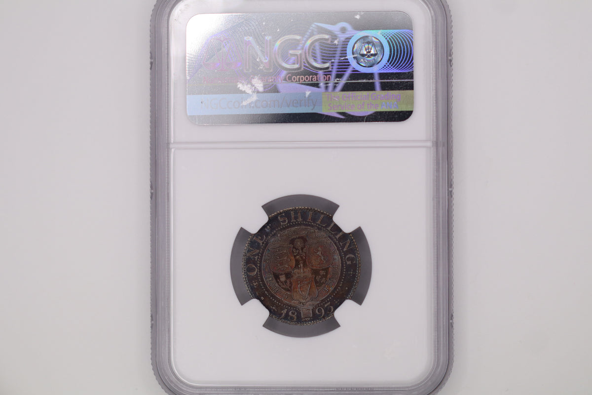 1893 Victoria Proof Silver Shilling PF64